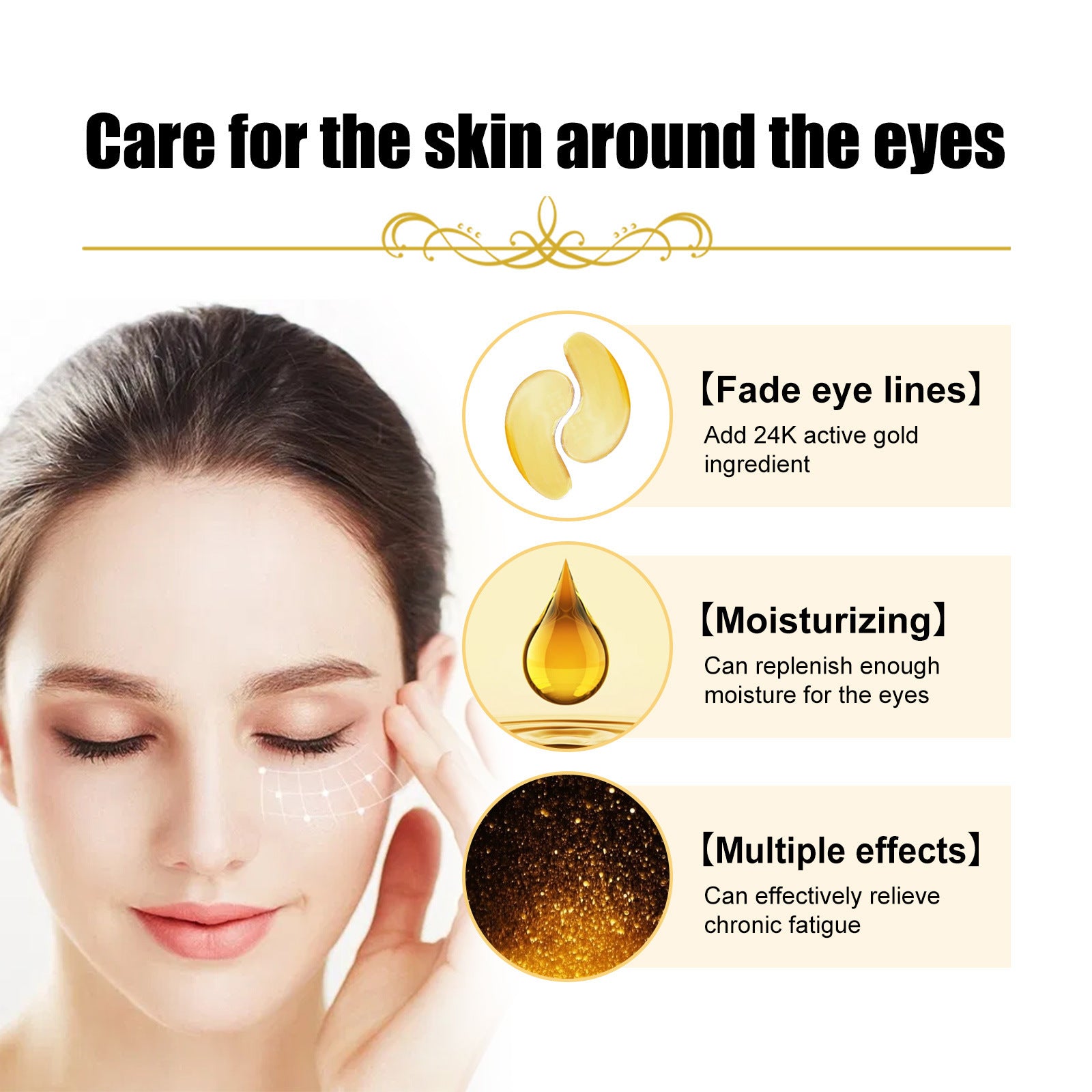 EELHOE 24k Gold & Collagen Eye Mask – Skin-Smoothing & Firming EELHOE COSMETICS