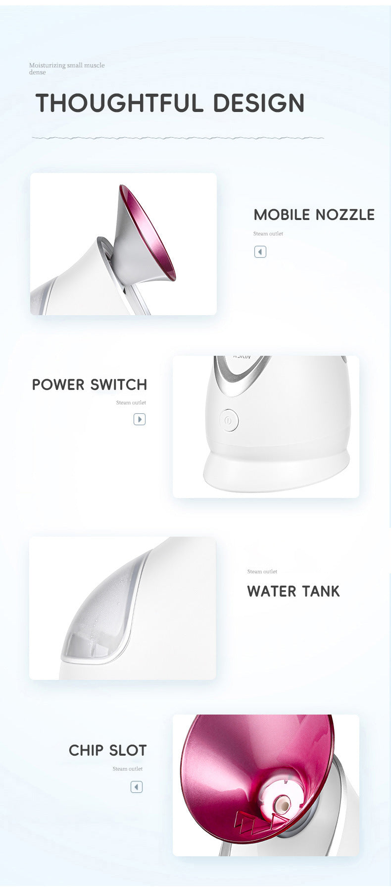 EELHOE Nanotechnology Facial Steamer – Deep Cleansing & Hydration Device EELHOE COSMETICS