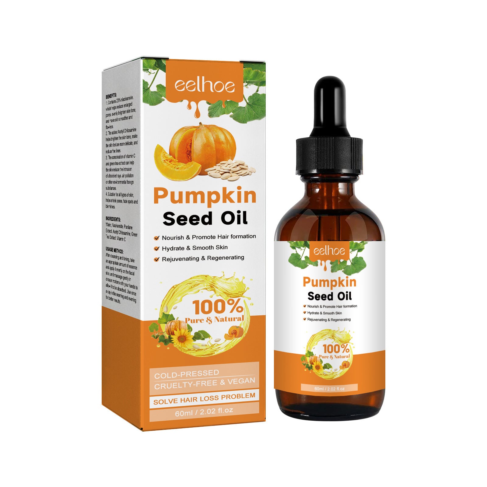 EELHOE Pumpkin Seed Oil Hair Root Treatment