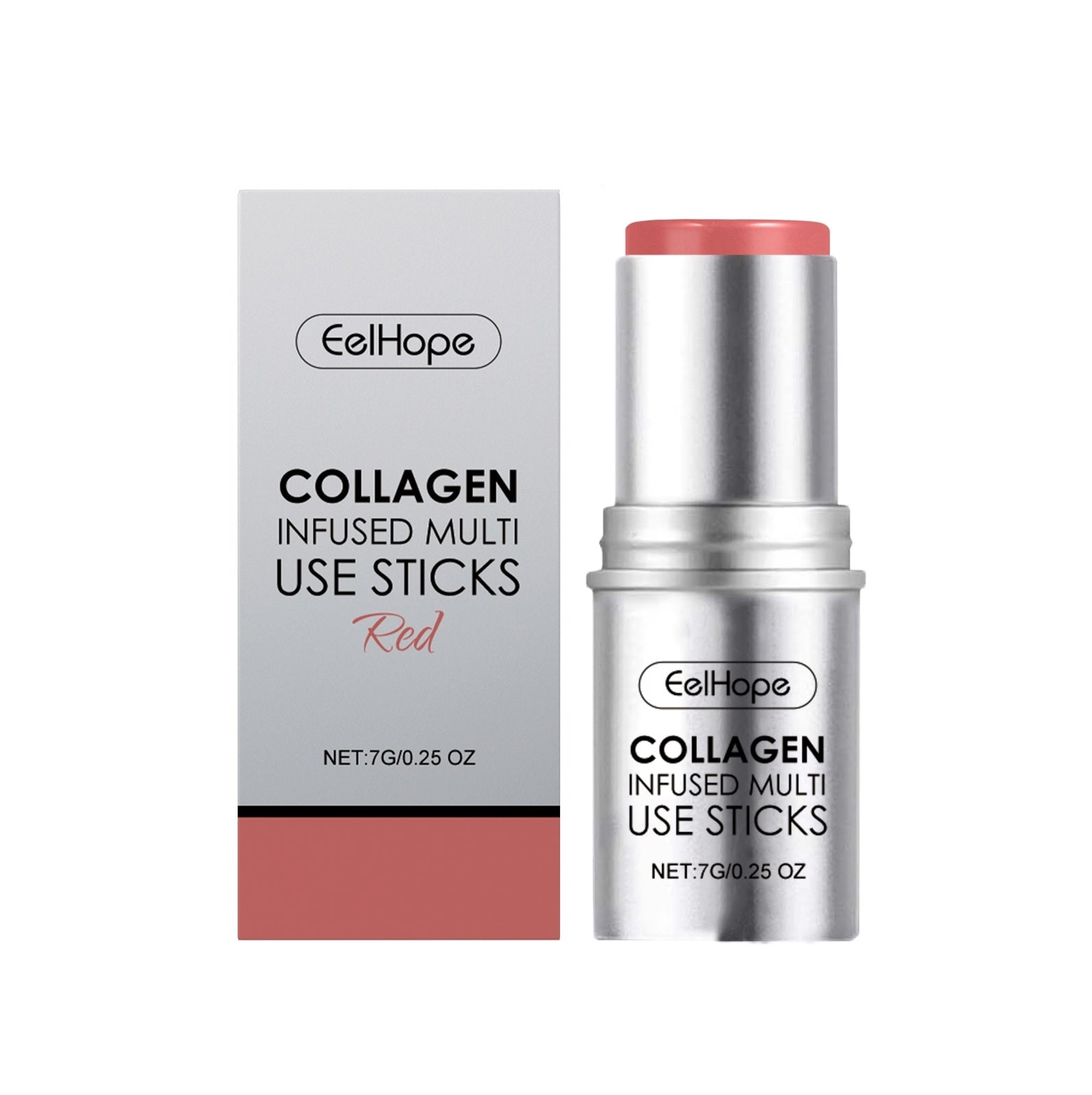 EELHOE Collagen Makeup Stick – Hydrating & Firming Foundation with Collagen & Hyaluronic Acid