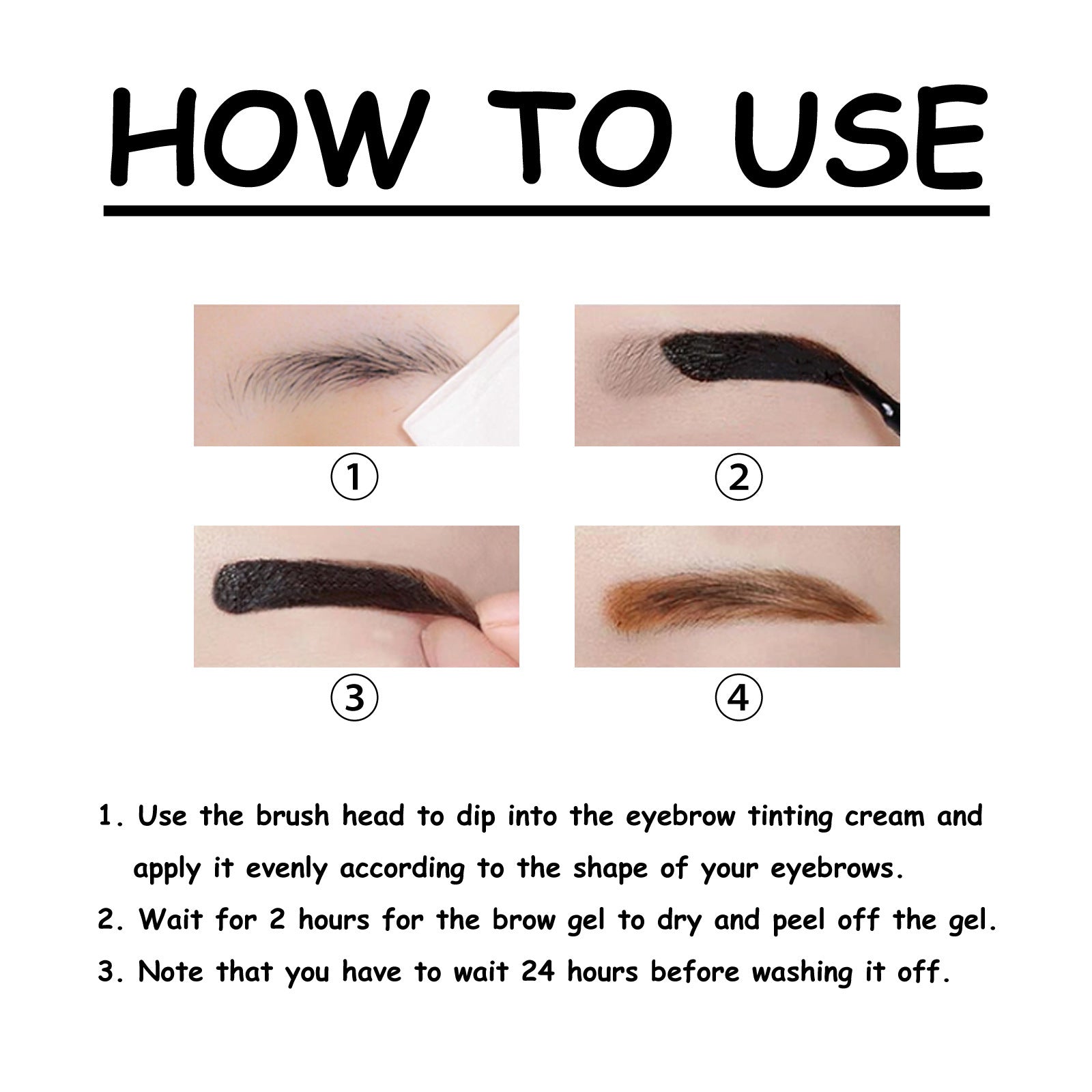 EELHOE Waterproof & Sweat-Proof 3D Eyebrow Cream