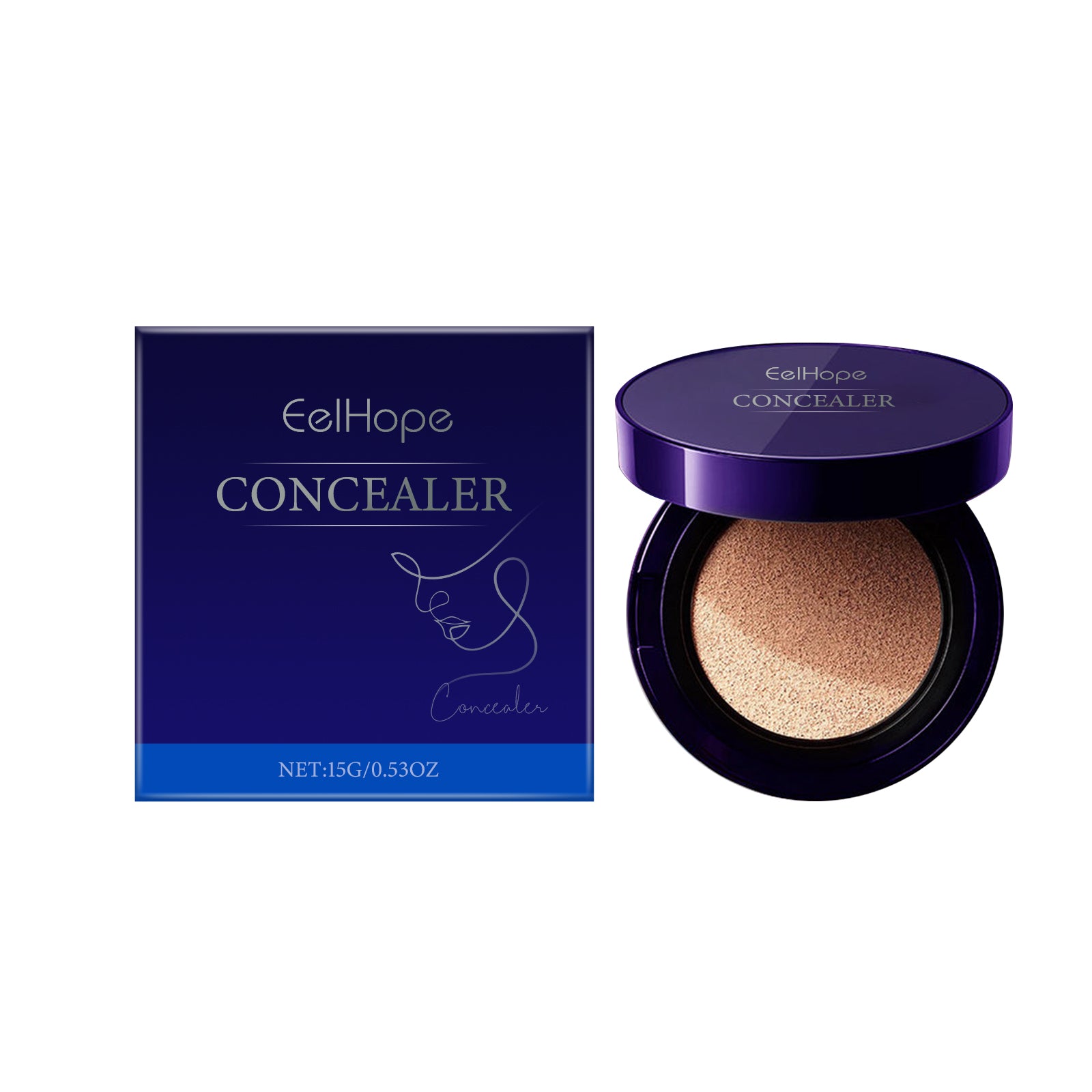 EELHOE Concealer Foundation Make-up Air Cushion Cream 15g EELHOE COSMETICS