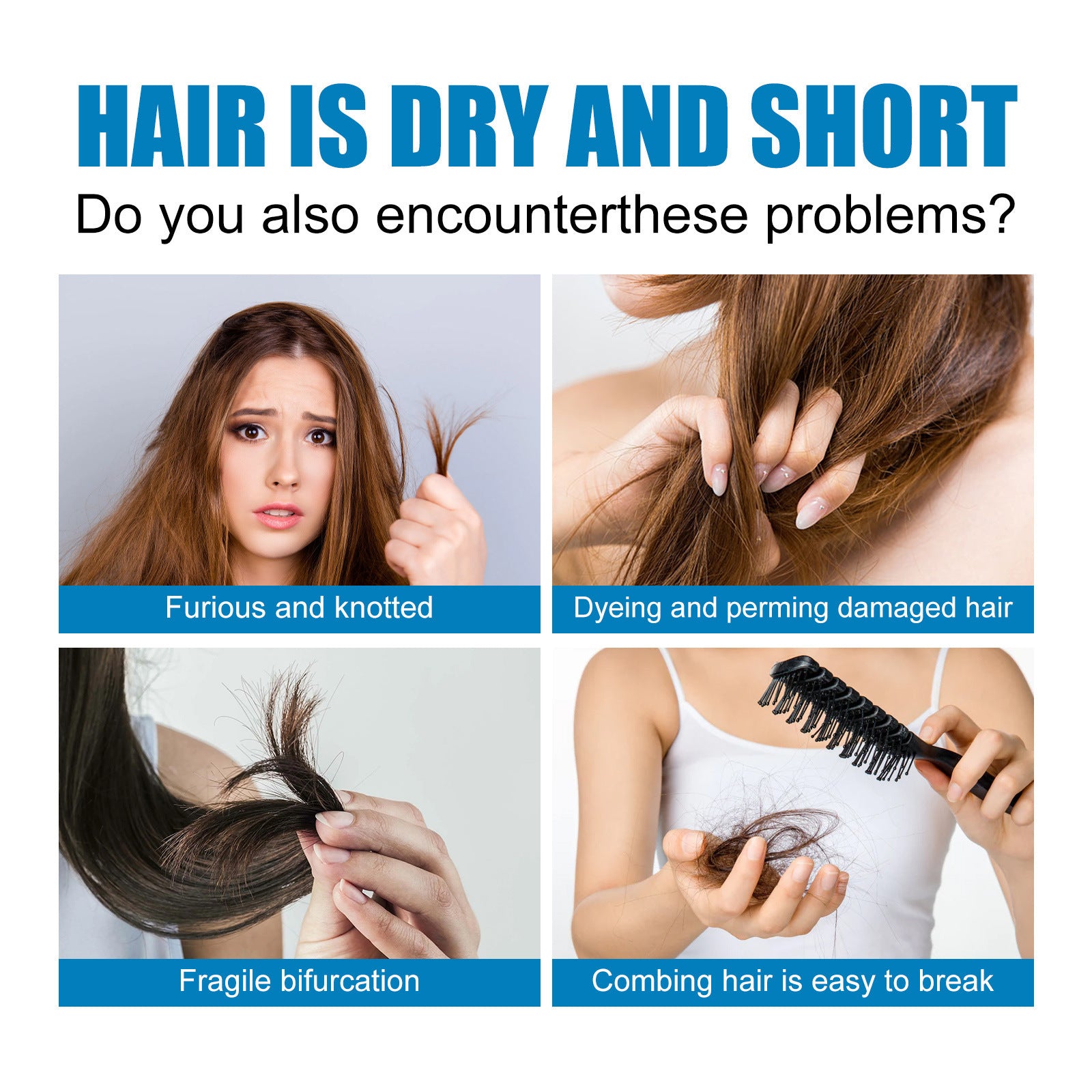 EELHOE Vitamin Hair Care Essence Soft And Light Hydrating Deep Moisturizing EELHOE COSMETICS