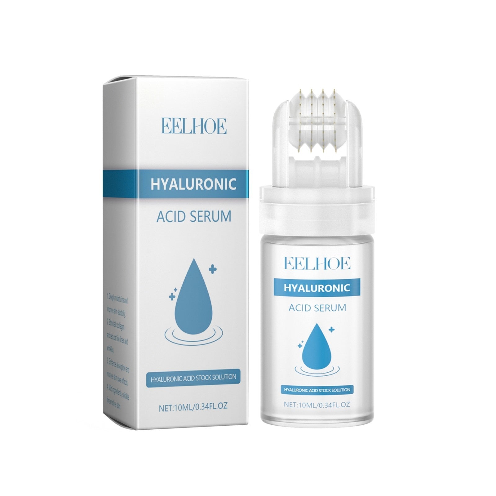 EELHOE Hyaluronic Acid Microneedle Roller – Advanced Skin Hydration and Collagen Boosting Treatment Micro needle roller EELHOE COSMETICS