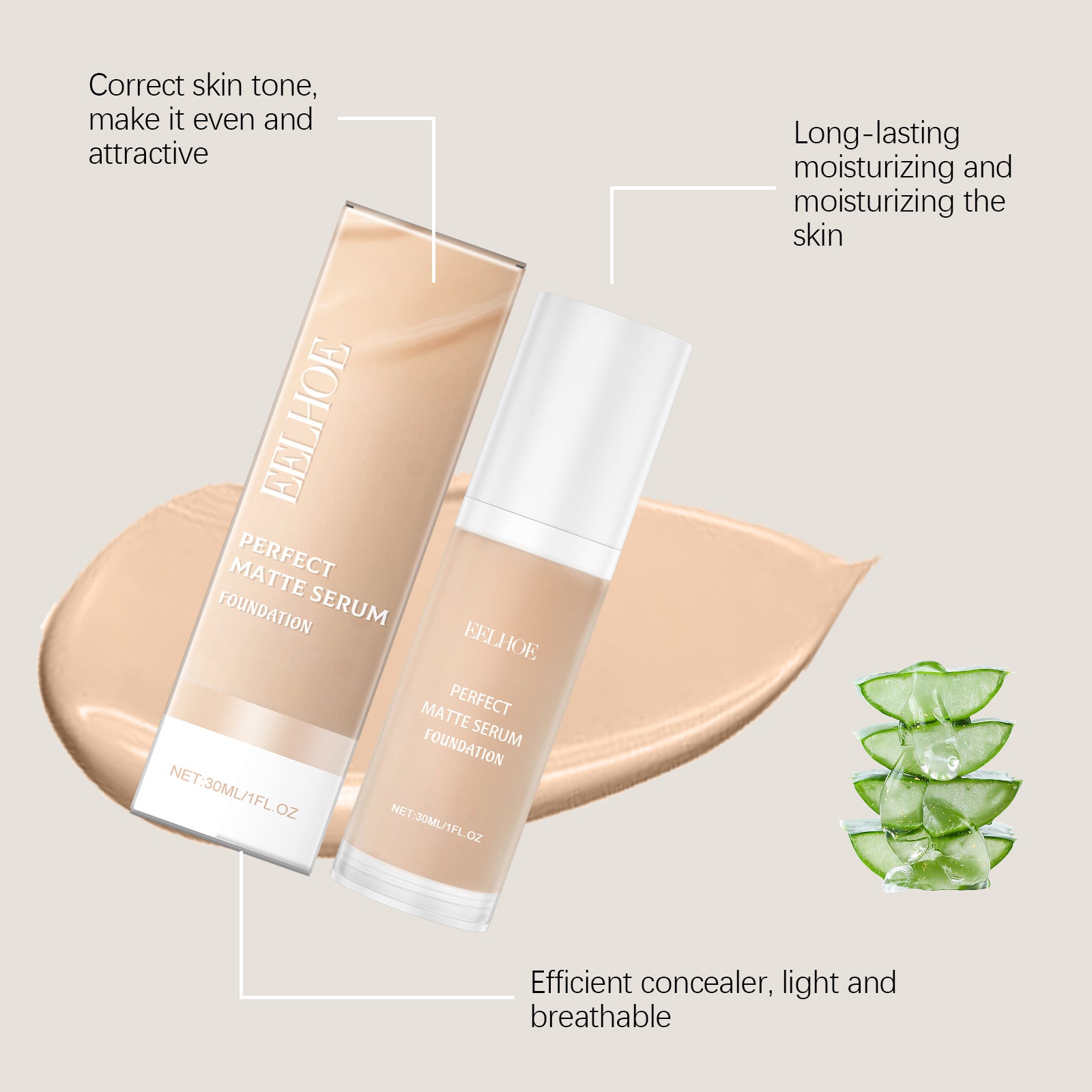 EELHOE Foundation Perfect Matte Serum EELHOE COSMETICS