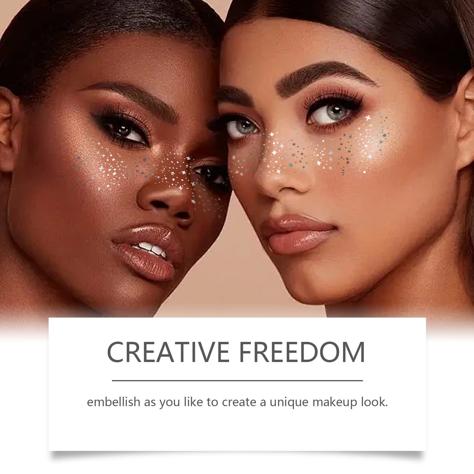 EELHOE Spots Makeup Stickers – Glitter Water Transfer Tattoos EELHOE COSMETICS