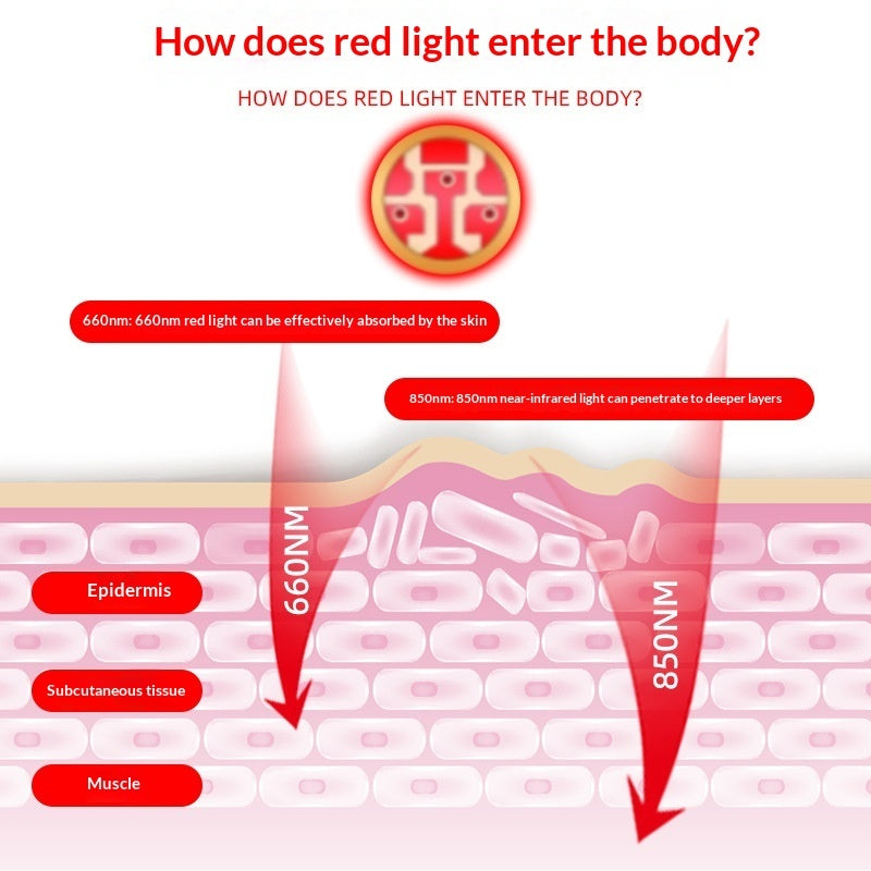 EELHOE Electric Heating Red Light Therapy Shoulder Massager