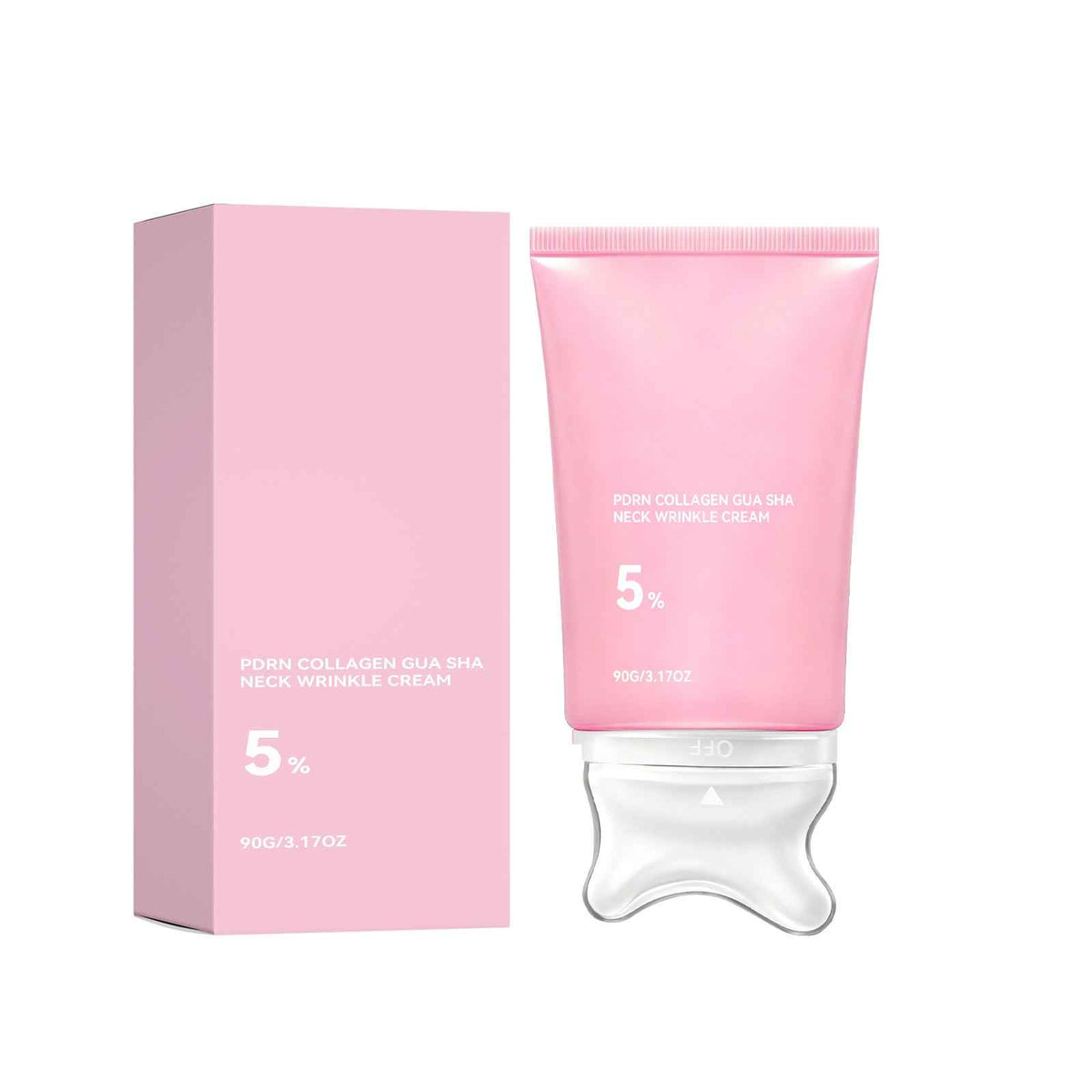 PDRN Collagen Moisturizing Neck Cream with GUASHA Massage Applicator, 90 g 90g EELHOE COSMETICS