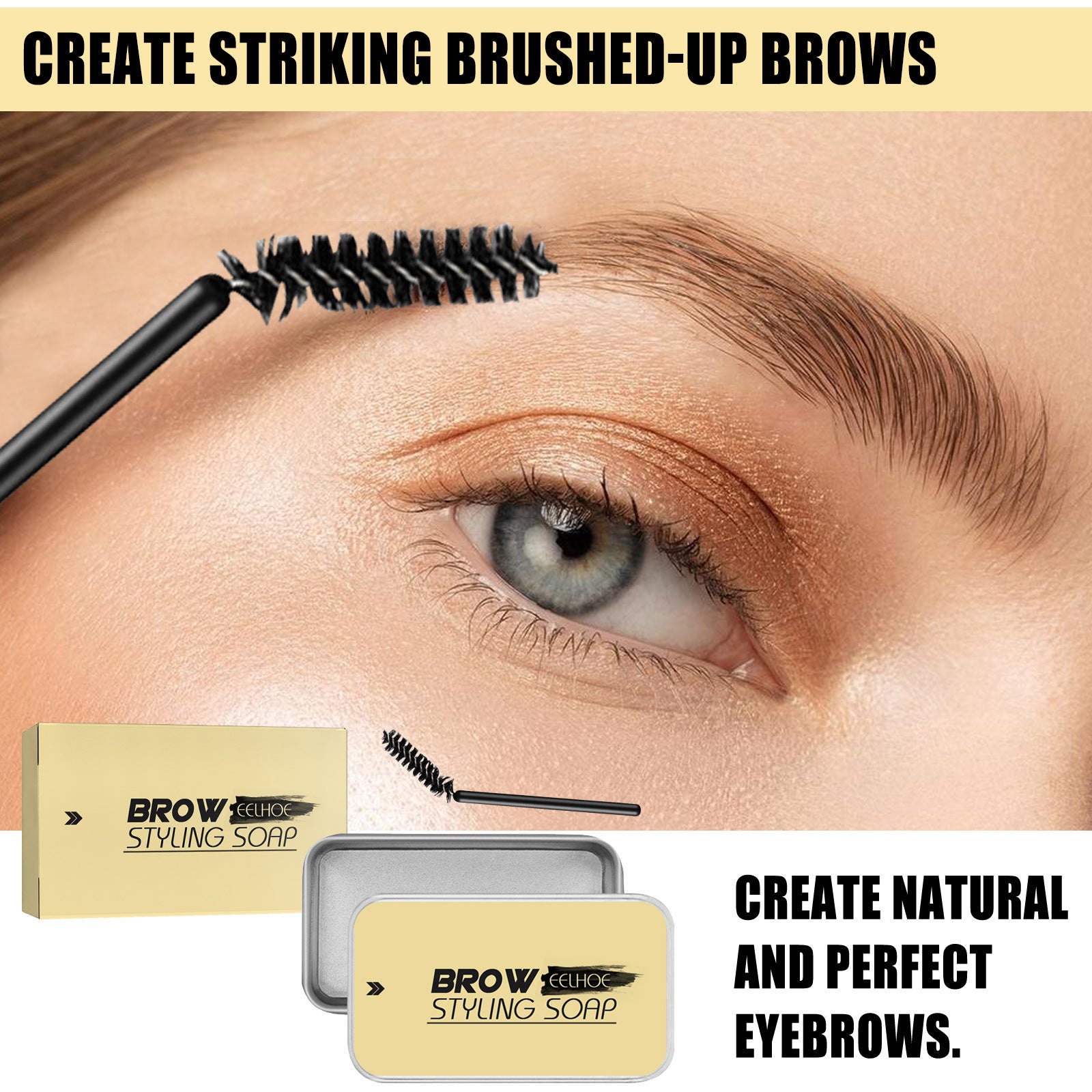 EELHOE Eyebrow styling cream + eyebrow brush EELHOE COSMETICS