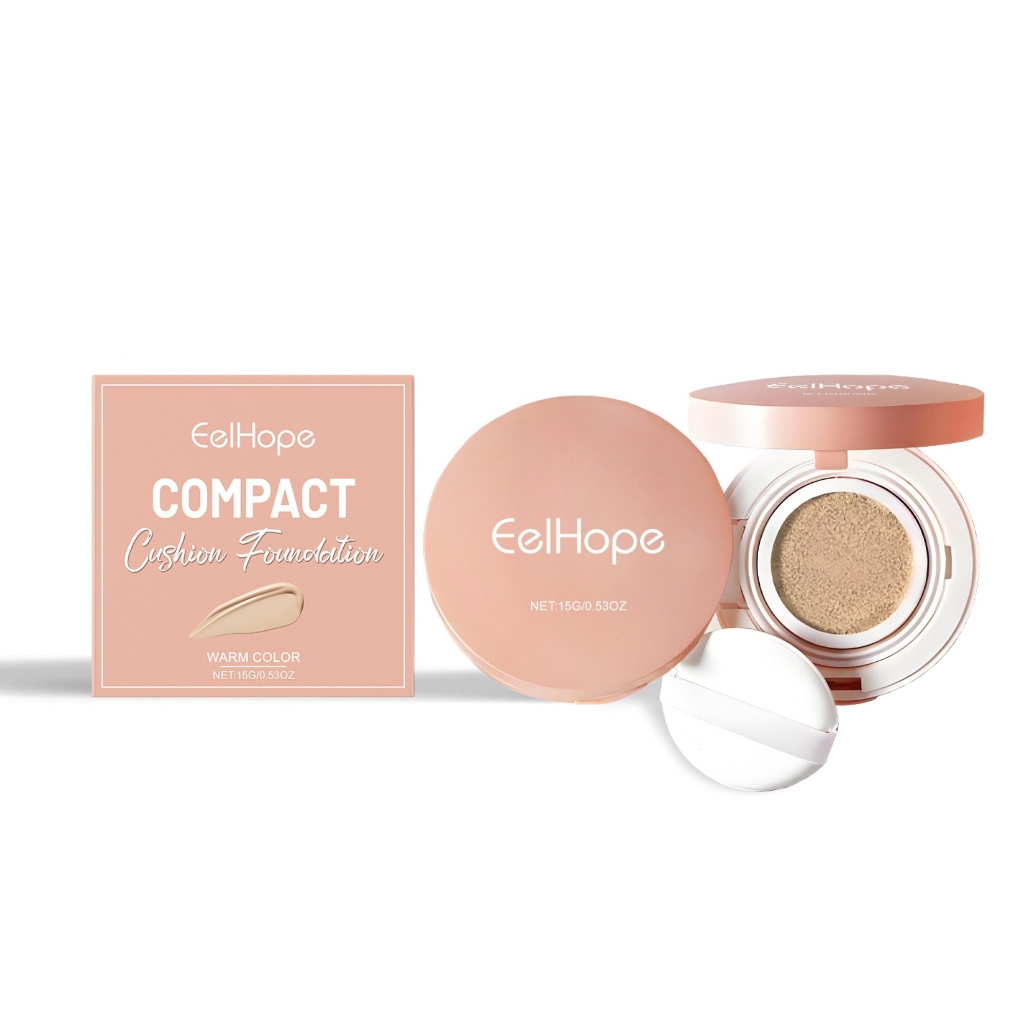 EELHOE Foundation Firming Air Cushion – Lightweight Coverage, Flawless Finish 15g Natural color EELHOE COSMETICS