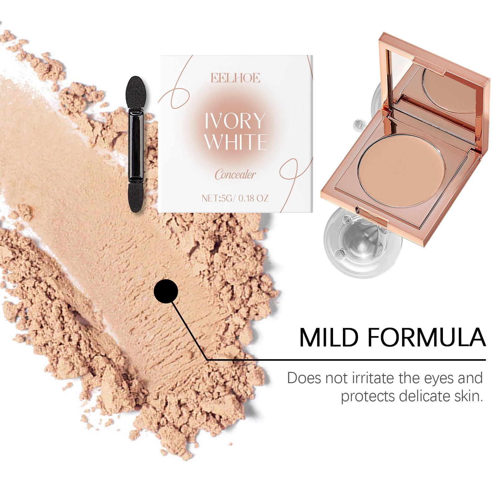 EELHOE Concealer – Lightweight, Smear-Proof & Natural Coverage EELHOE COSMETICS