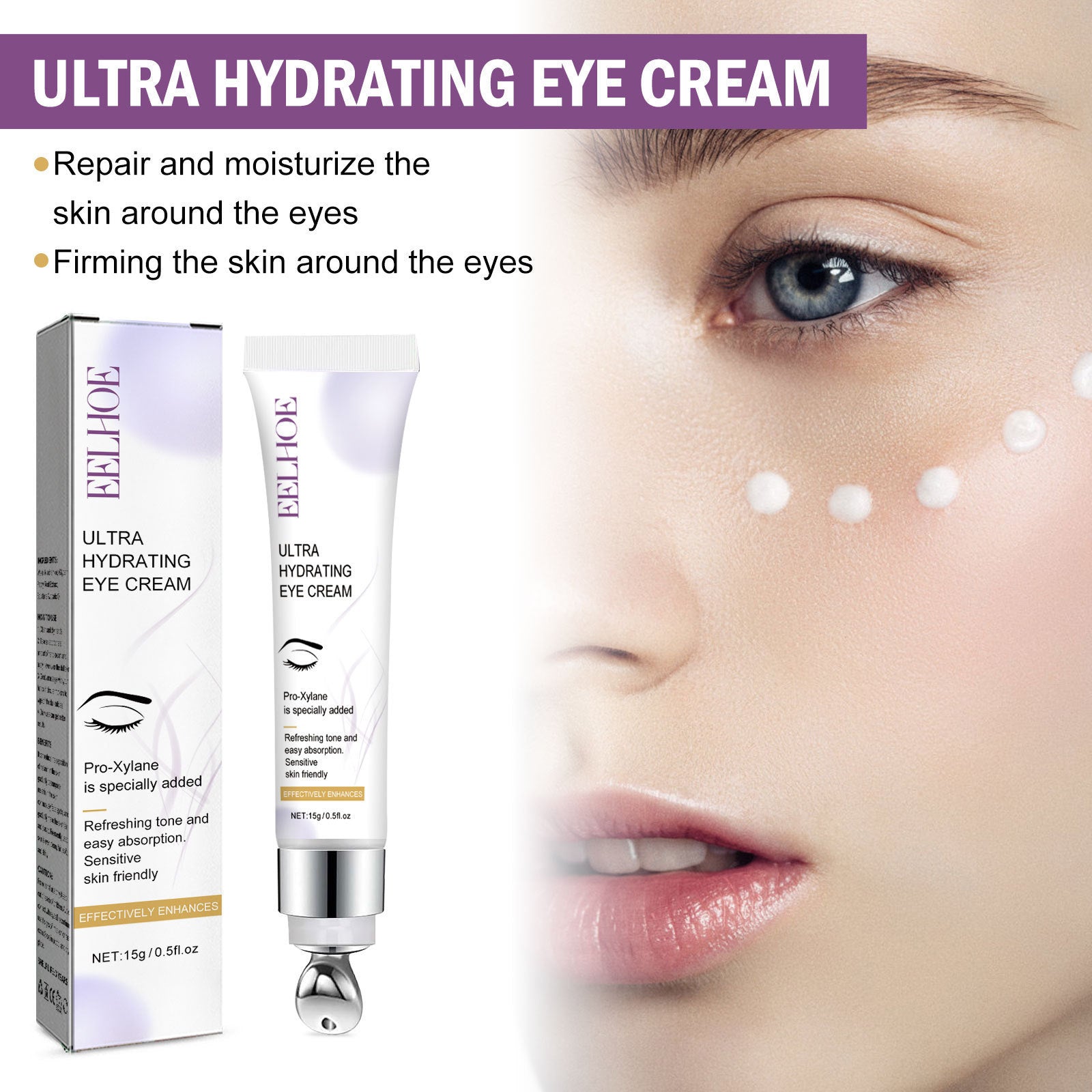 EELHOE Moisturizing Eye Cream – Lighten Eye Bags, Dark Circles, and Revitalize Your Eyes EELHOE COSMETICS