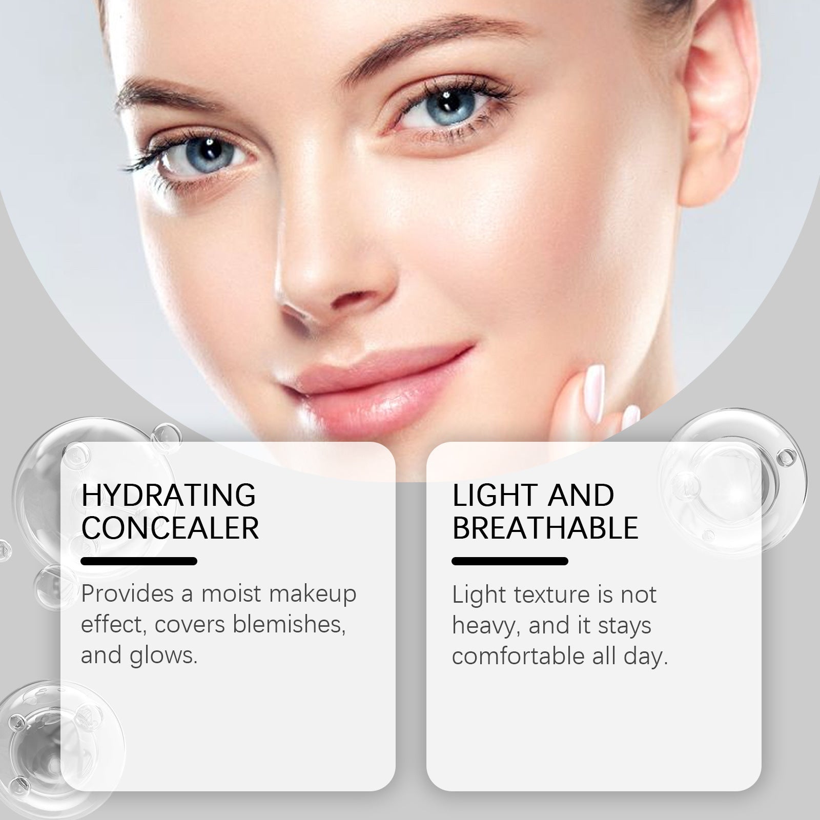 EELHOE Moisturizing Concealer Foundation Cream – Light, Hydrating & Flawless Coverage EELHOE COSMETICS