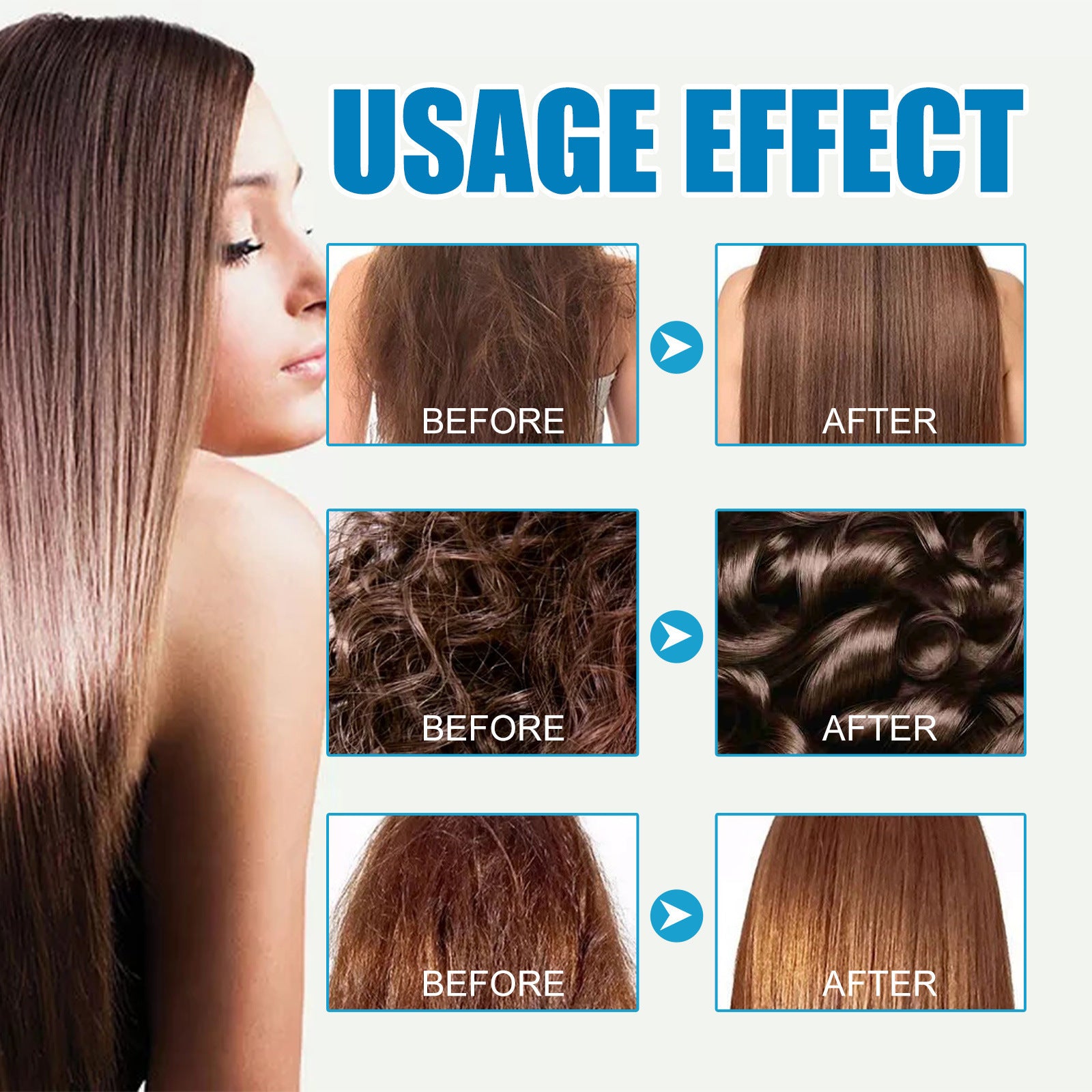 EELHOE Vitamin Hair Care Essence Soft And Light Hydrating Deep Moisturizing EELHOE COSMETICS