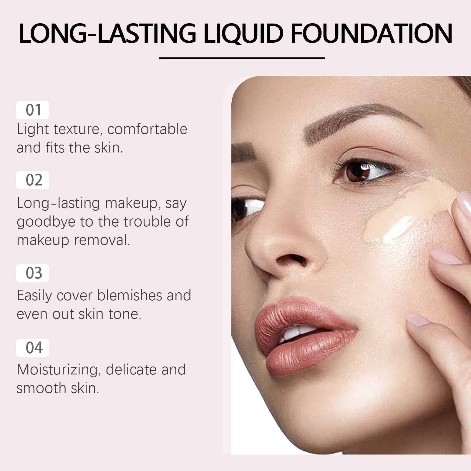 EELHOE Lightweight Longwear Foundation – Smear-proof, Flawless Finish EELHOE COSMETICS