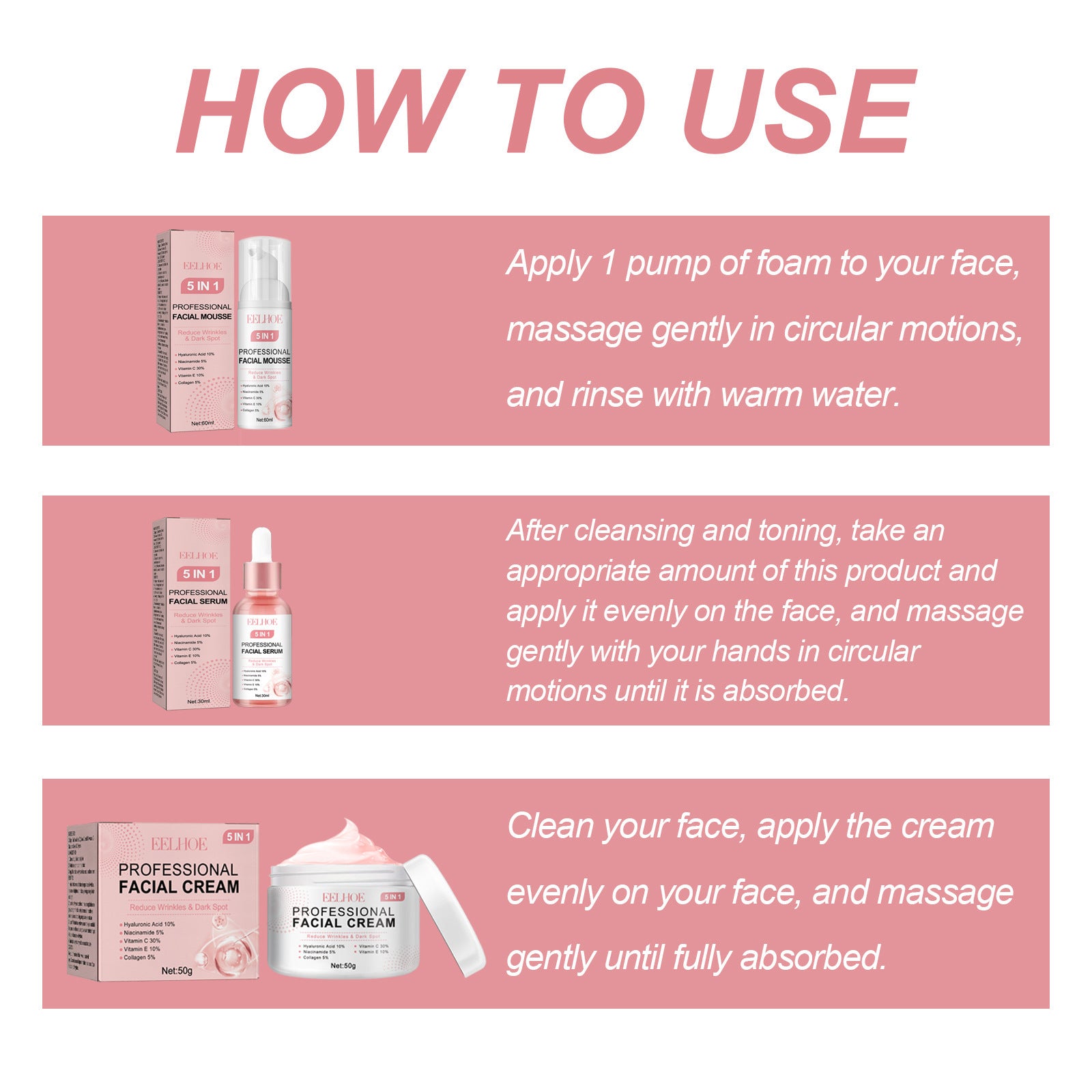 EELHOE Facial Care Gentle Cleansing And Hydrating Moisturizing Skin Repair Firming EELHOE COSMETICS