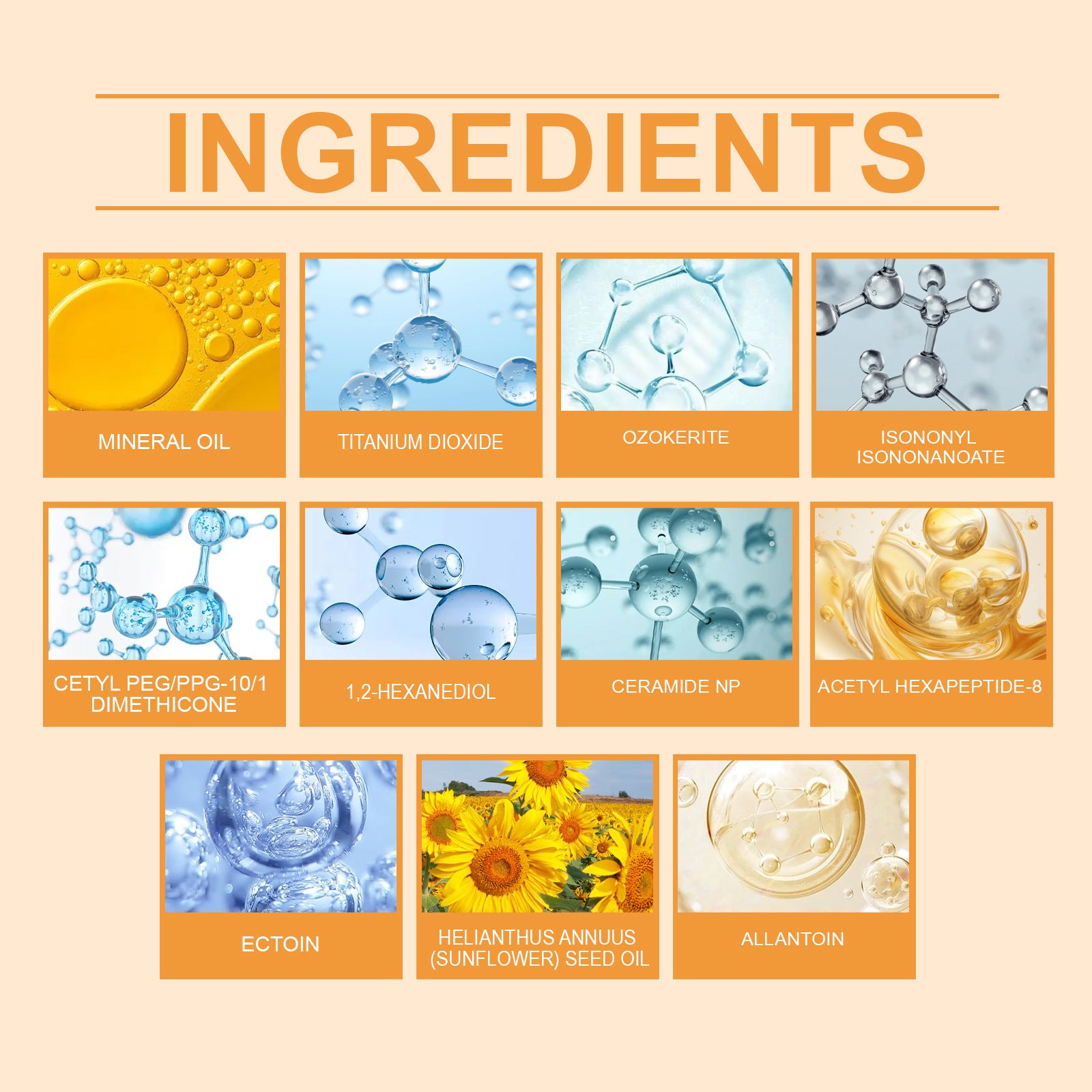 EELHOE Skin Refreshing Not Oily Protective Sunscreen Stick – SPF with Ceramides & Peptides