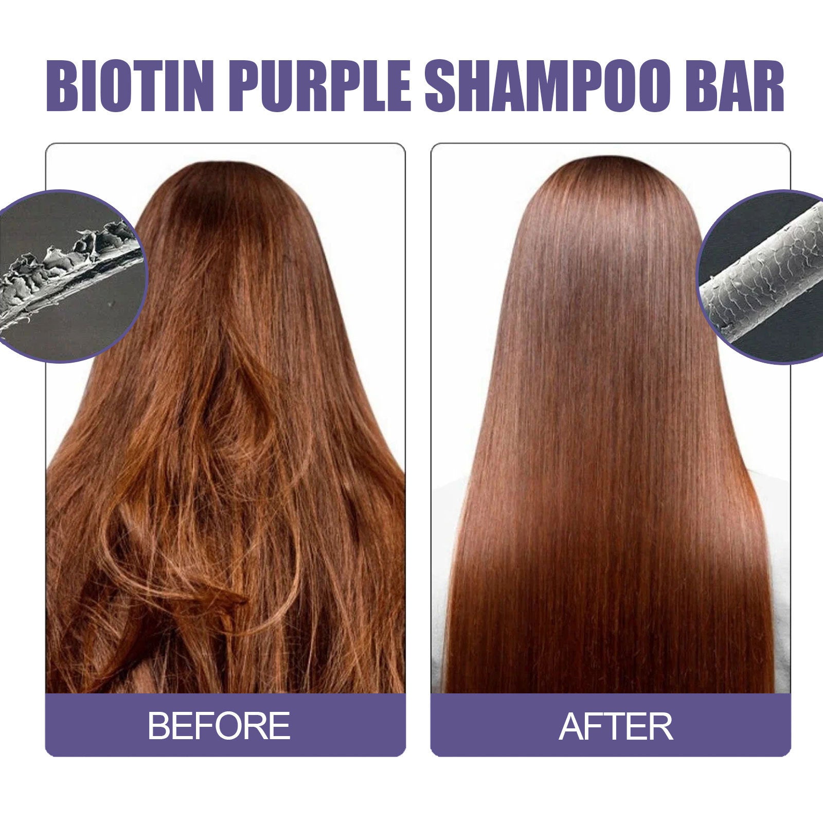 Eelhoe Biotin Purple Shampoo Soap – Scalp Cleansing & Hair Repair for Vibrant, Healthy Hair EELHOE COSMETICS