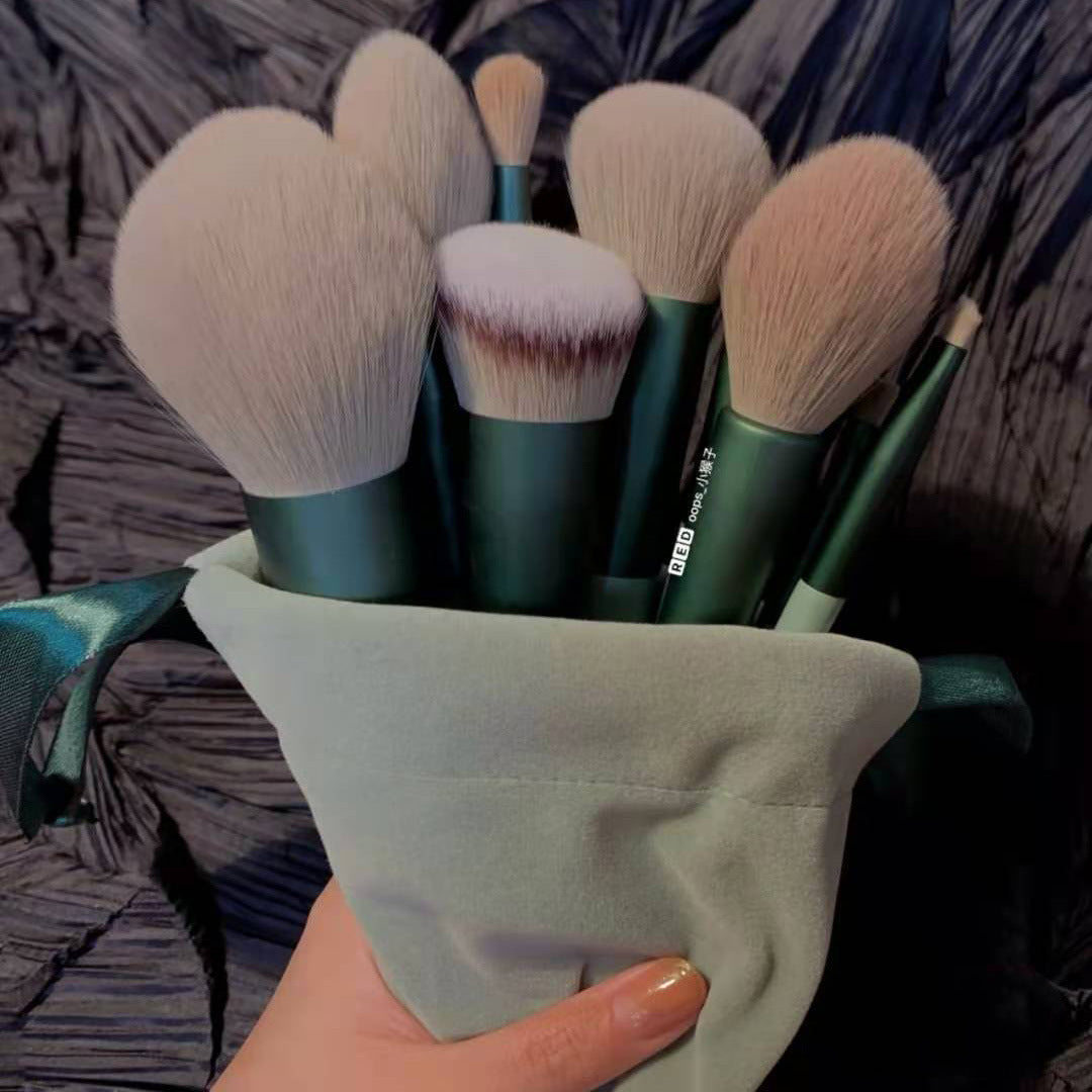 13Pcs Makeup Brush Set Make Up Concealer Brush Blush Powder Brush Eye Shadow Highlighter Foundation Brush Cosmetic Beauty Tools EELHOE COSMETICS