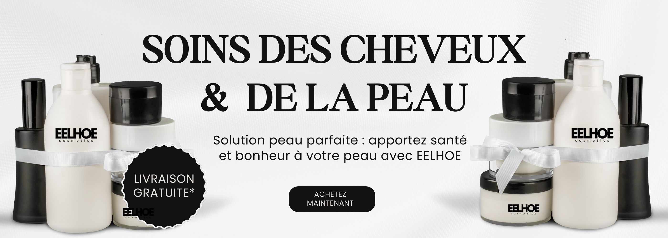 EELHOE COSMETICS soin des cheveux er de la peau banniere