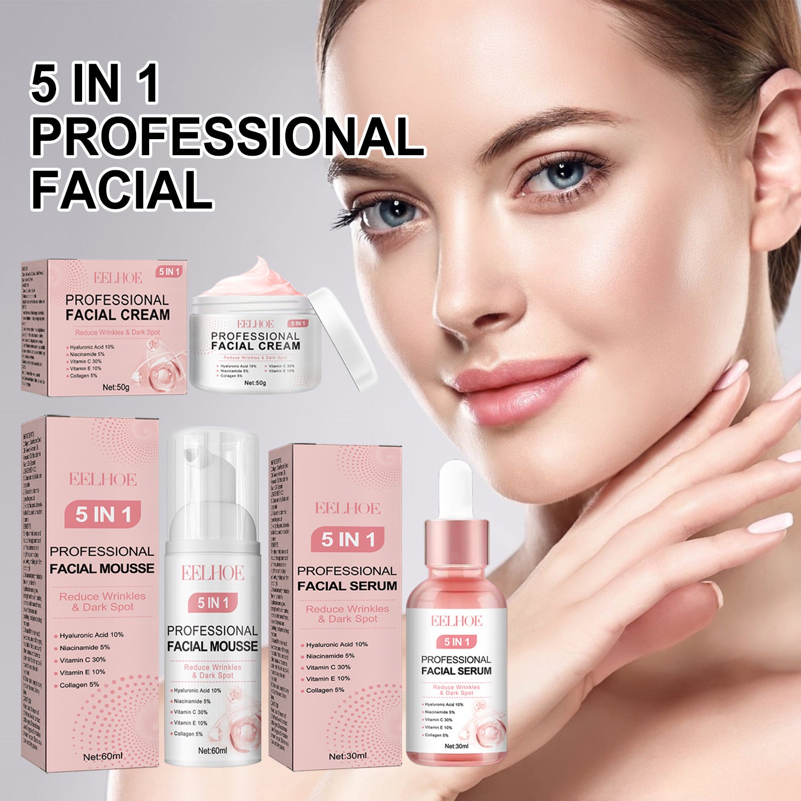 EELHOE Facial Care Gentle Cleansing And Hydrating Moisturizing Skin Repair Firming EELHOE COSMETICS