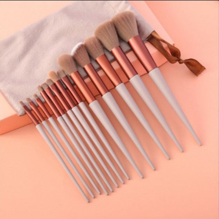 13Pcs Makeup Brush Set Make Up Concealer Brush Blush Powder Brush Eye Shadow Highlighter Foundation Brush Cosmetic Beauty Tools EELHOE COSMETICS