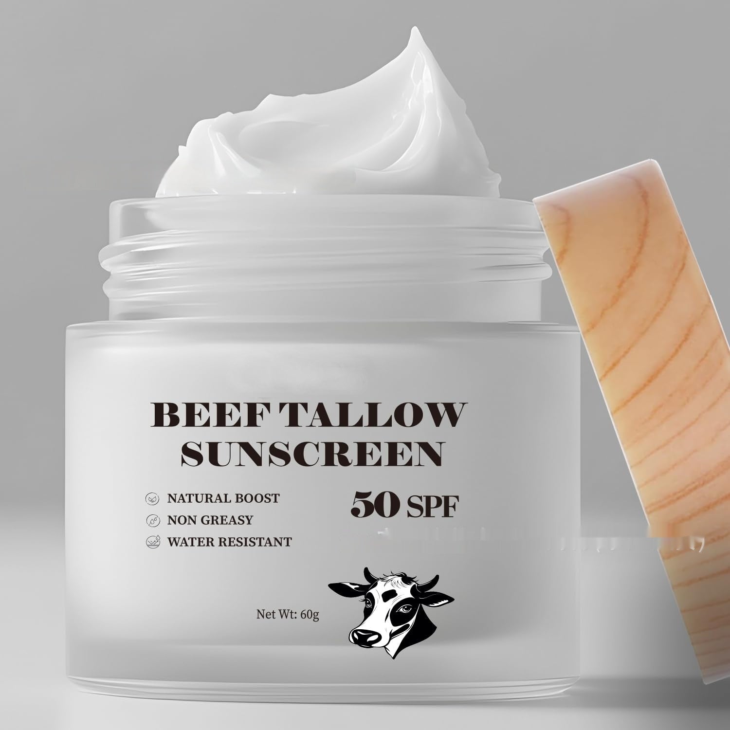 EELHOE Beef Tallow Sunscreen SPF 50 – Waterproof, Protective & Nourishing Cream EELHOE COSMETICS