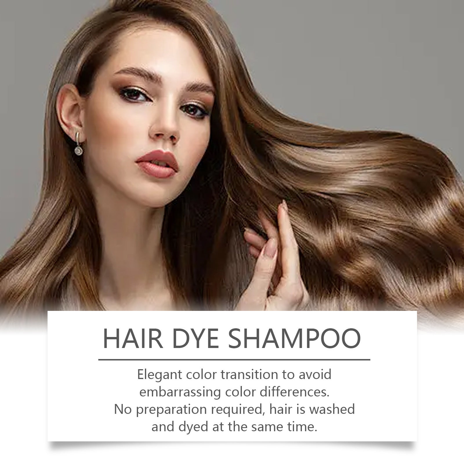 Herbal Plant Extract Nourishing Long-lasting Color Rendering Soft Shampoo