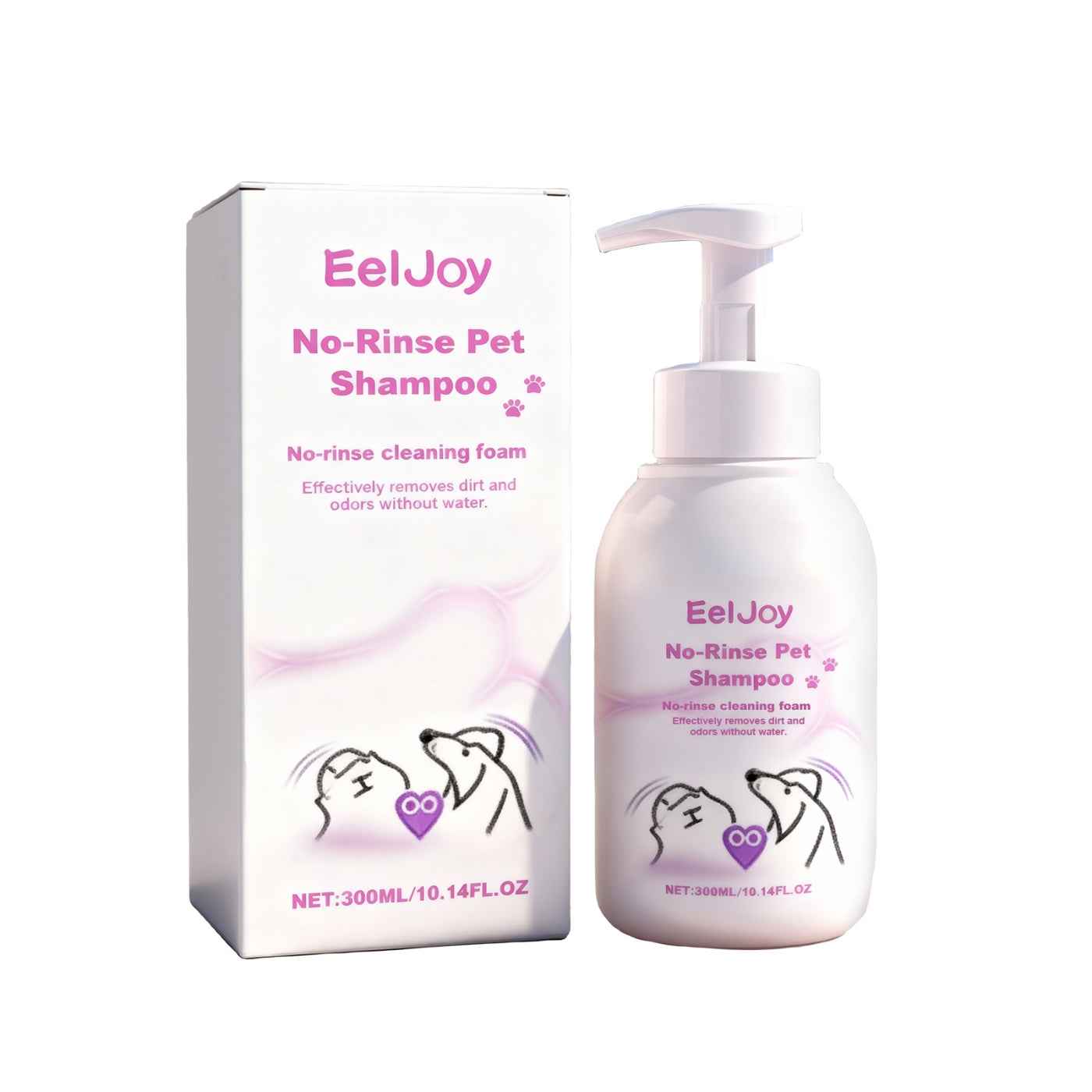 EELHOE No-Rinse Pet Shampoo 300ml – Effortless Clean Without the Bath 300ml EELHOE COSMETICS