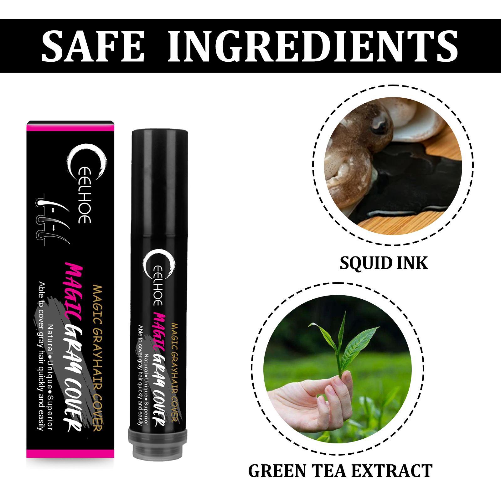 EELHOE Root Touch Up Hair Chalk Hair Dye Pen For Roots