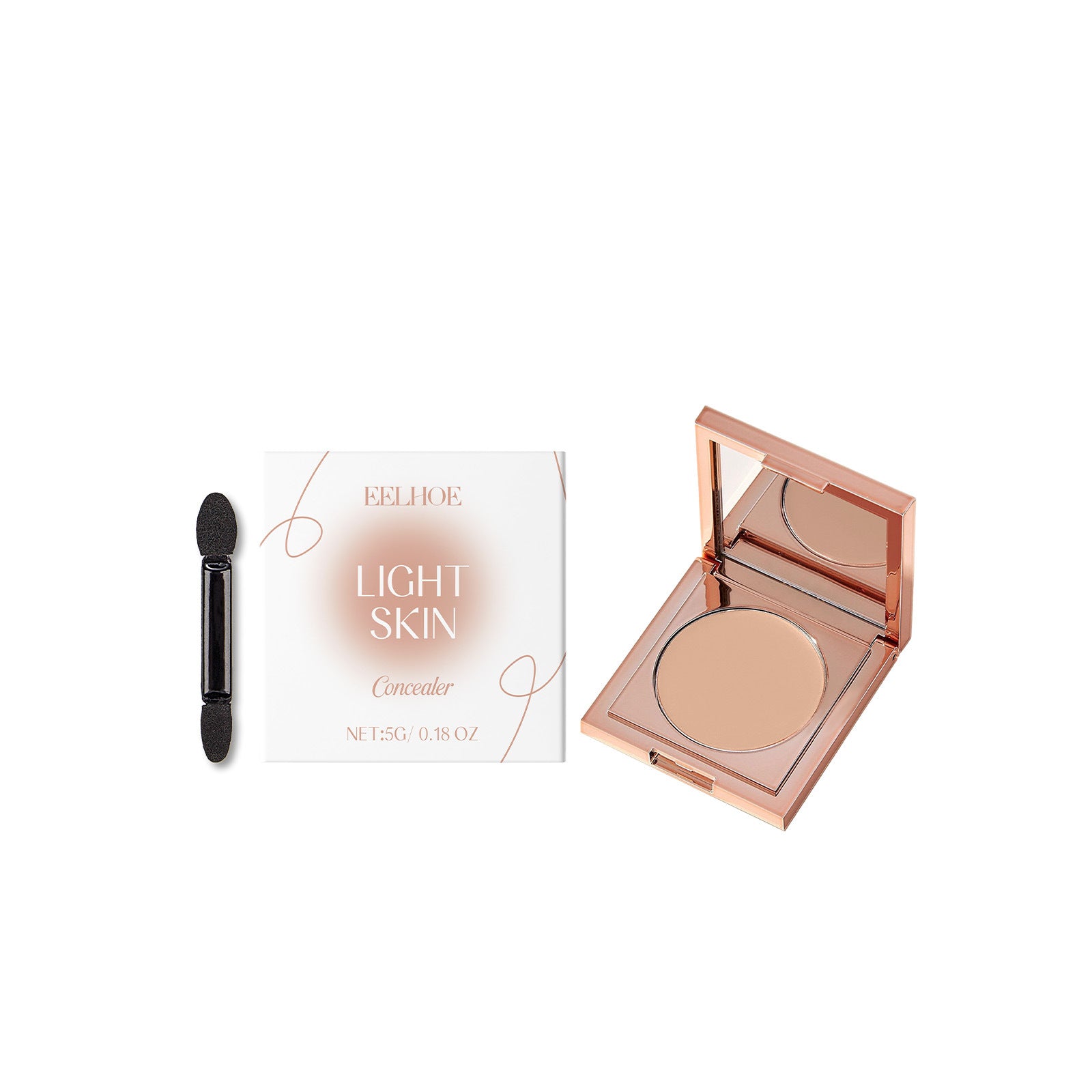 EELHOE Concealer – Lightweight, Smear-Proof & Natural Coverage Light skin tone EELHOE COSMETICS