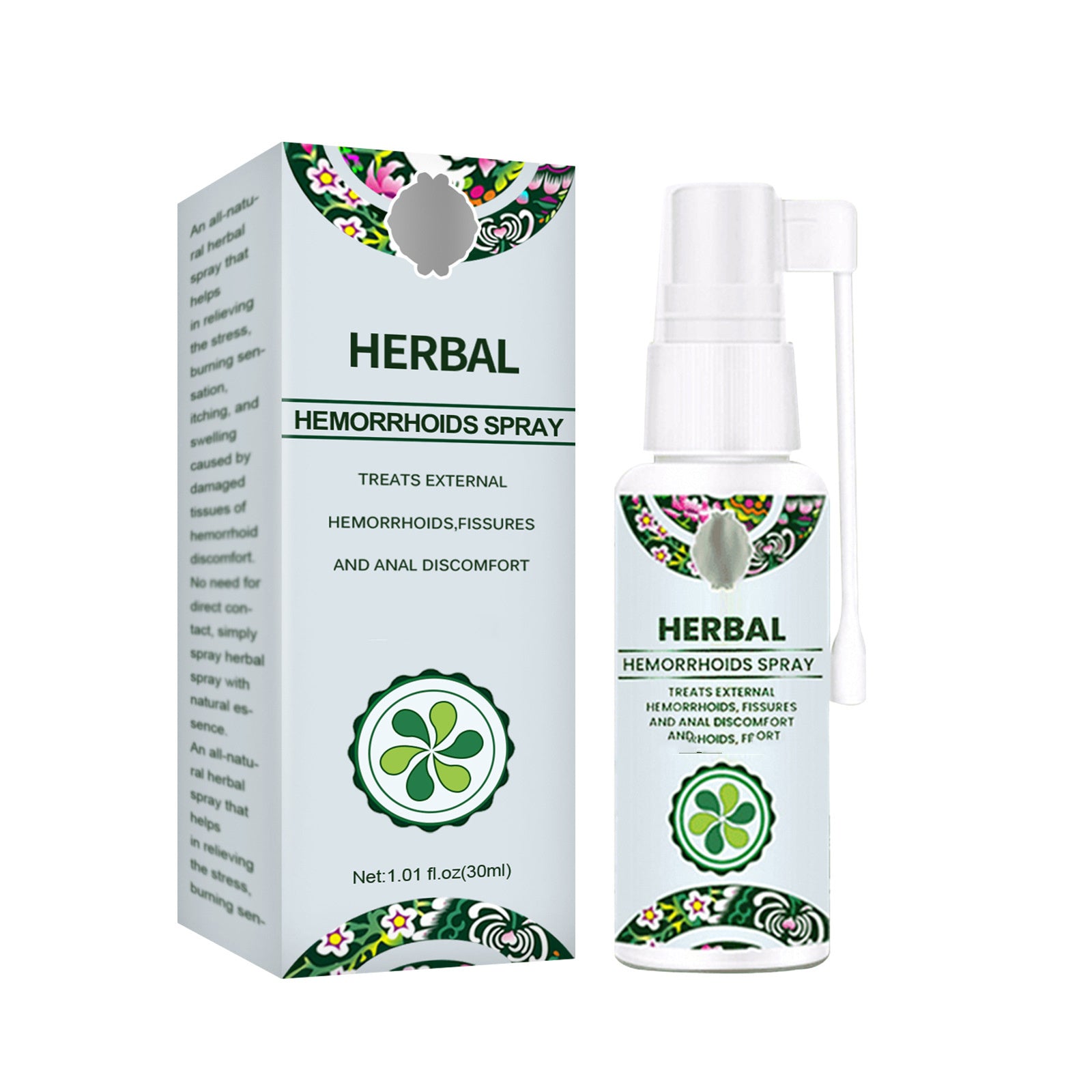 Eelhoe Natural Herbal Hemorrhoid Relief Spray – Fast and Effective Comfort Picture Color 30ml EELHOE COSMETICS