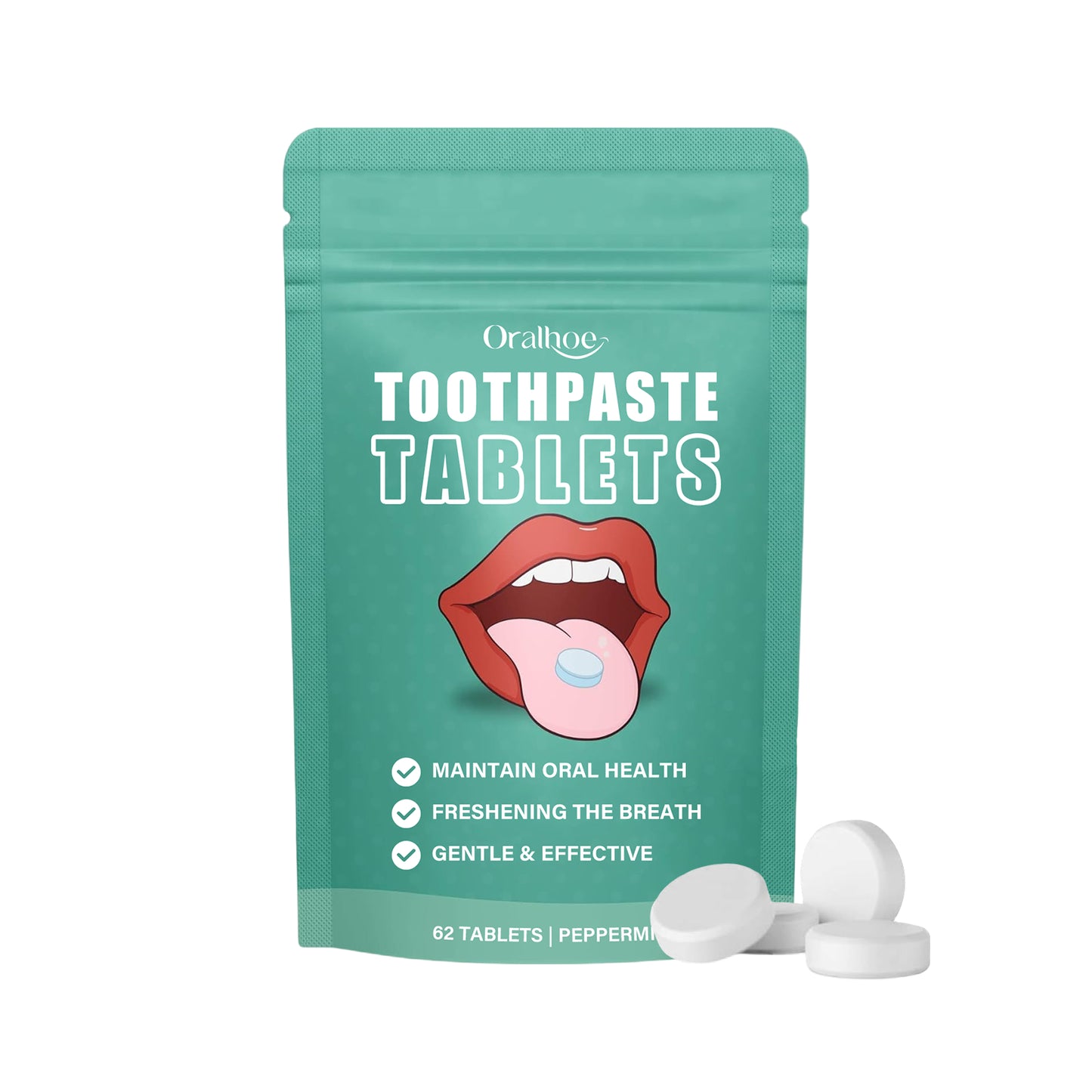 EELHOE Whitening Toothpaste Tablets – Fresh Breath & Bright Smile EELHOE COSMETICS