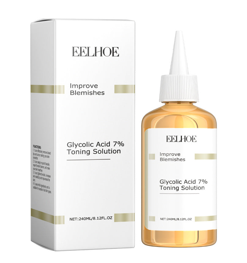 EELHOE Acne Removing and Closed Mouth Toner with 7% Glycolic Acid - Nourishes and Repairs 240ml EELHOE COSMETICS