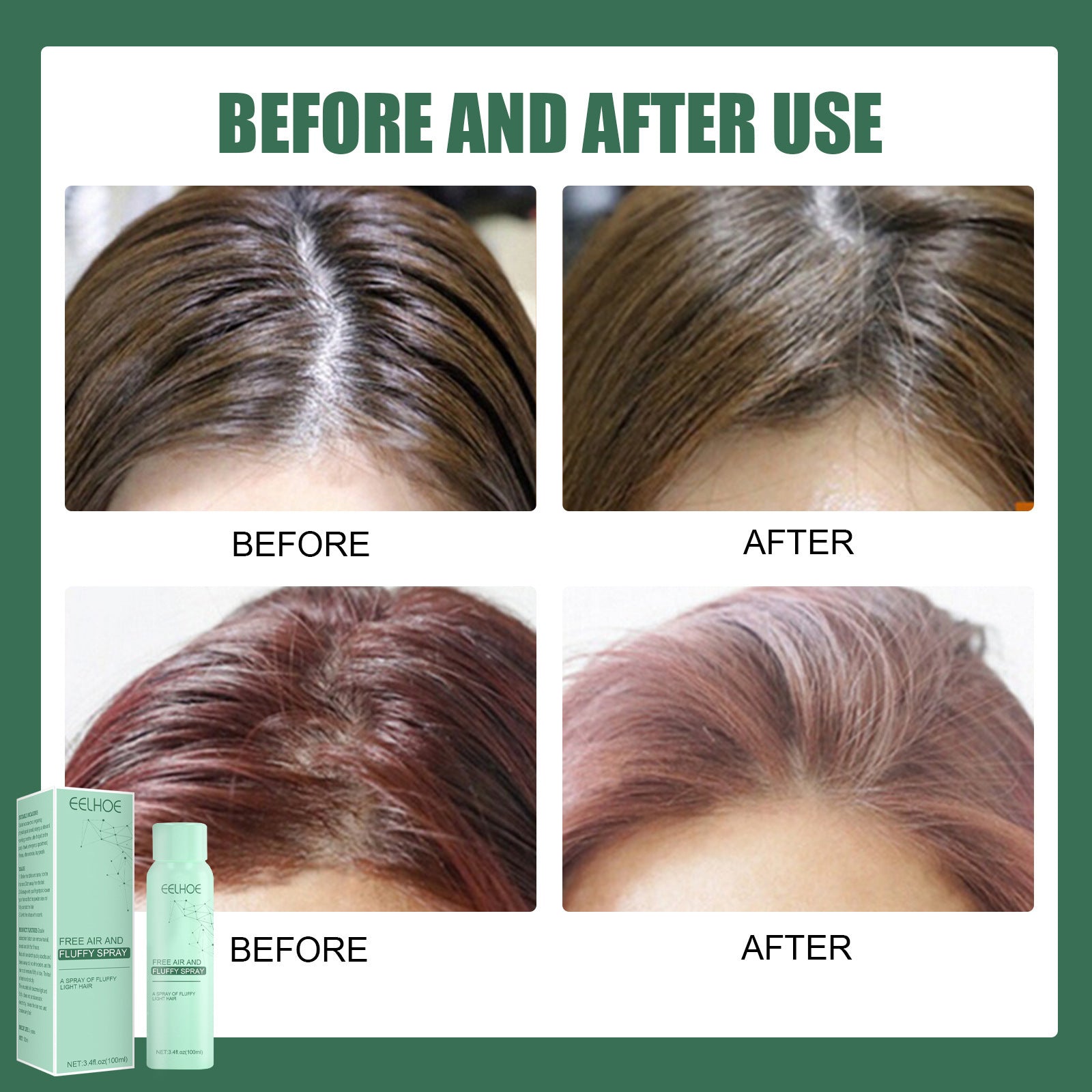 EELHOE Air Fluffy Degreasing Hair Spray EELHOE COSMETICS