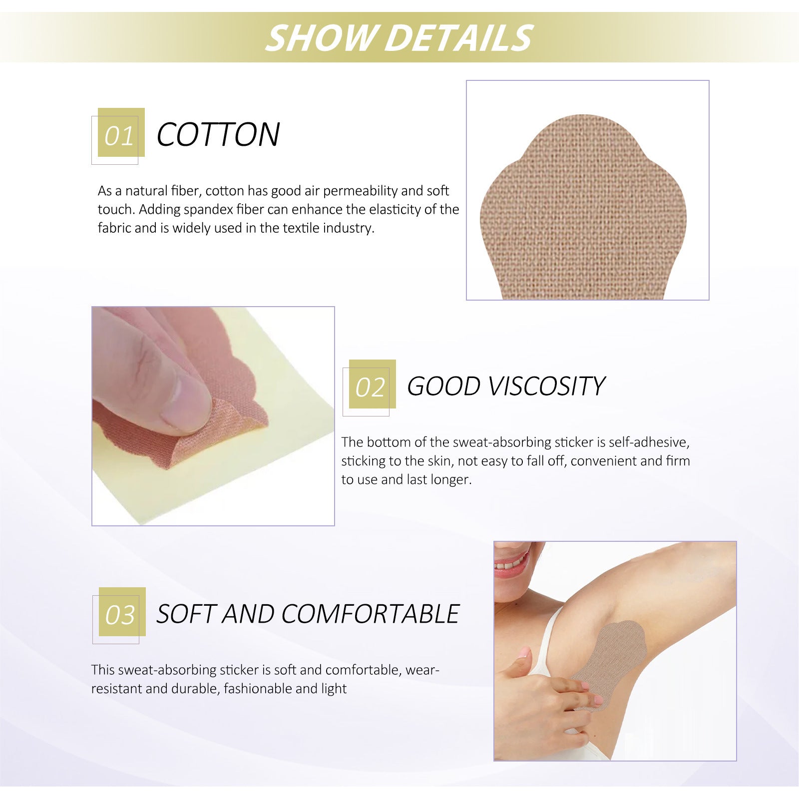 Eelhoe Armpit Sweat deodorant Stick Invisible Durable EELHOE COSMETICS