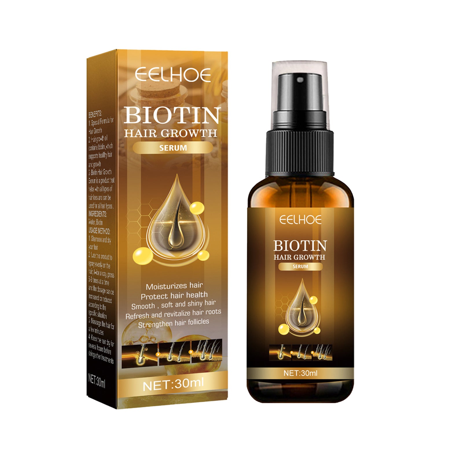 EELHOE Biotin Hair Spray Repair Hair EELHOE COSMETICS