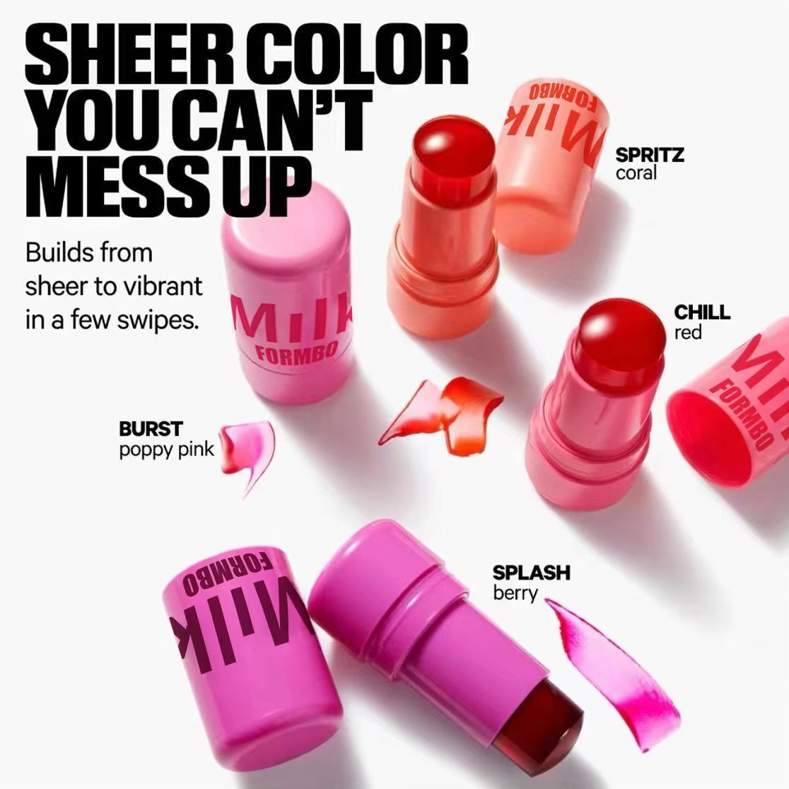 Eelhoe Blush Jelly Lipstick Cream Blush Shimmer Blush Stick EELHOE COSMETICS