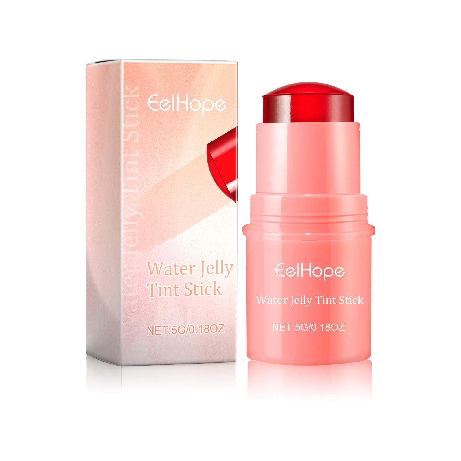 EELHOE Blush Water Jelly Lip Stick Gloss Stick Coral EELHOE COSMETICS