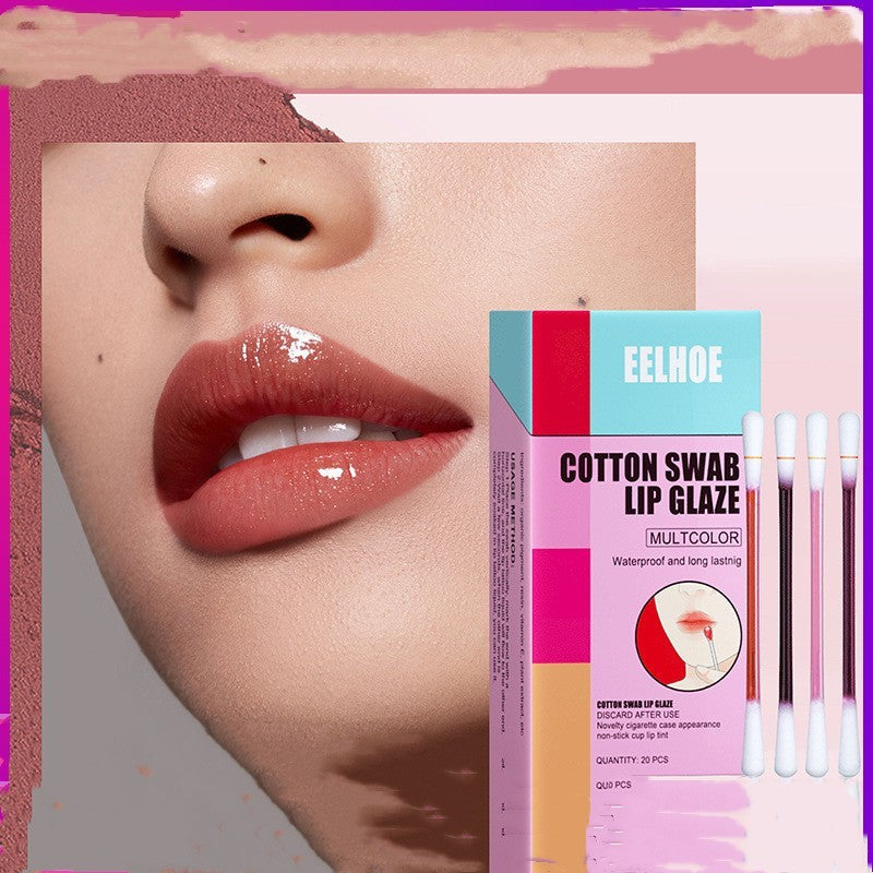 EELHOE Cotton Stick Lip Glaze Cigarette Box Red EELHOE COSMETICS