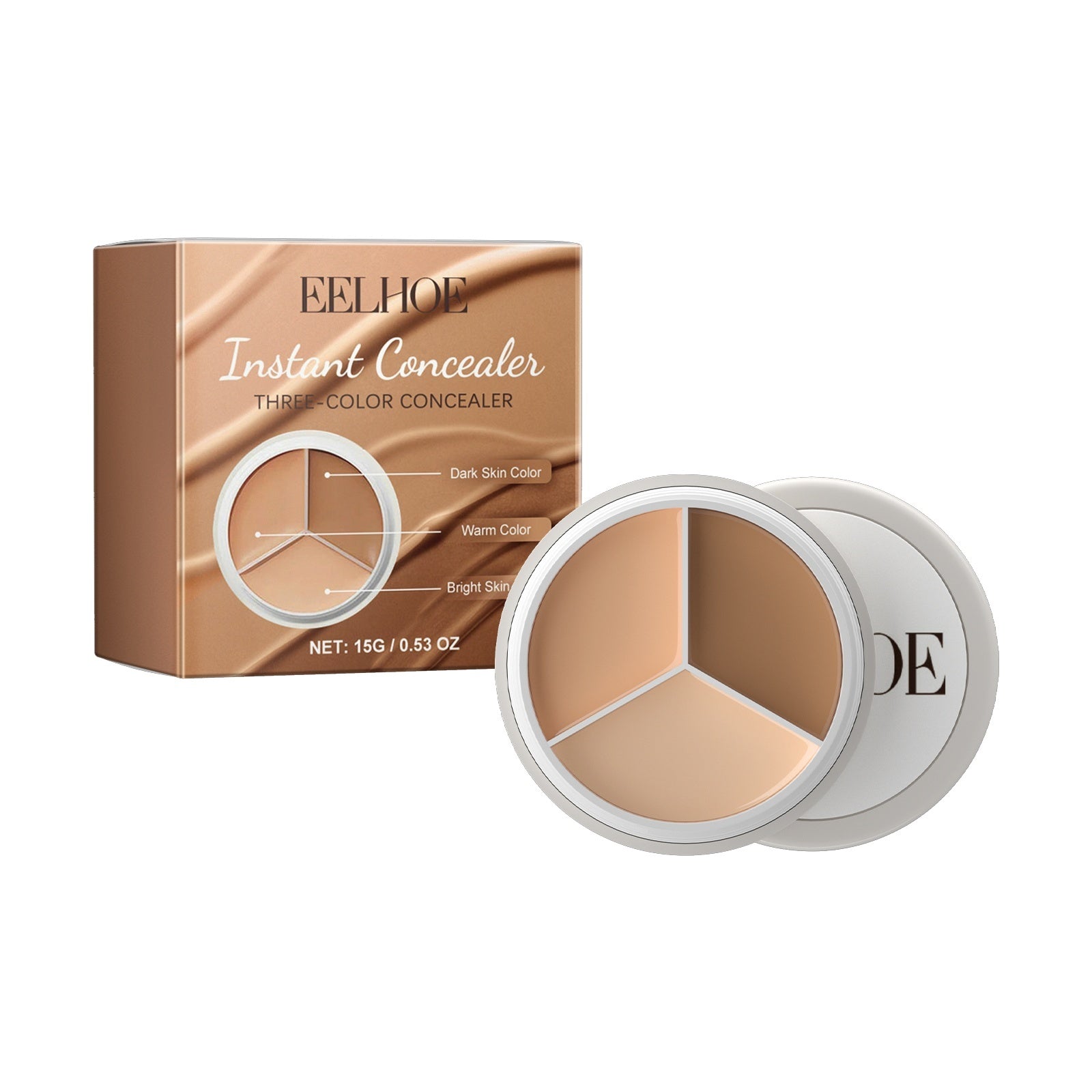 EELHOE Cover Instant Three Color Corrector Concealer Concealer