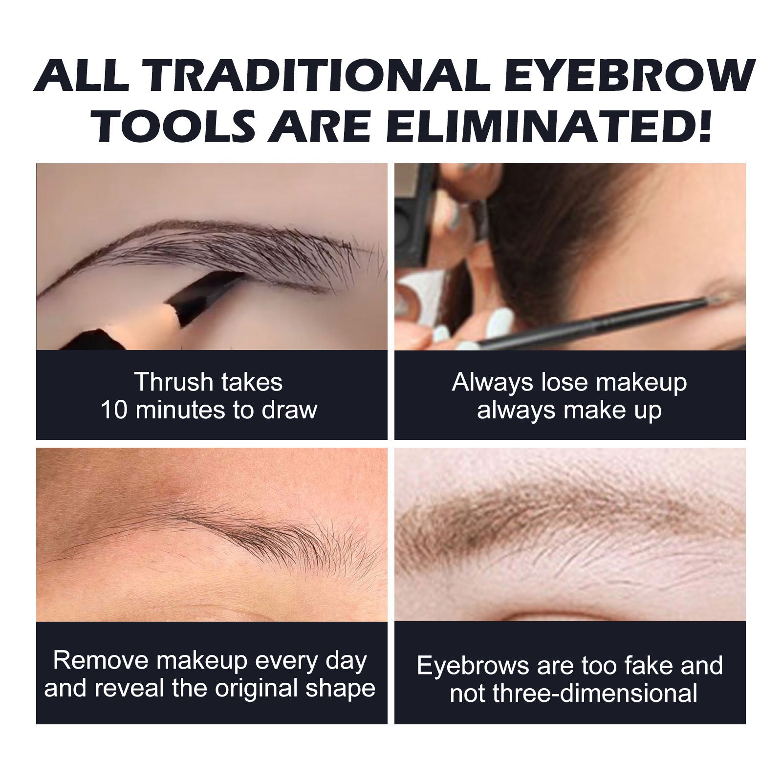 EELHOE Eyebrow Suit Makeup Natural Long Lasting Waterproof Resistant EELHOE COSMETICS