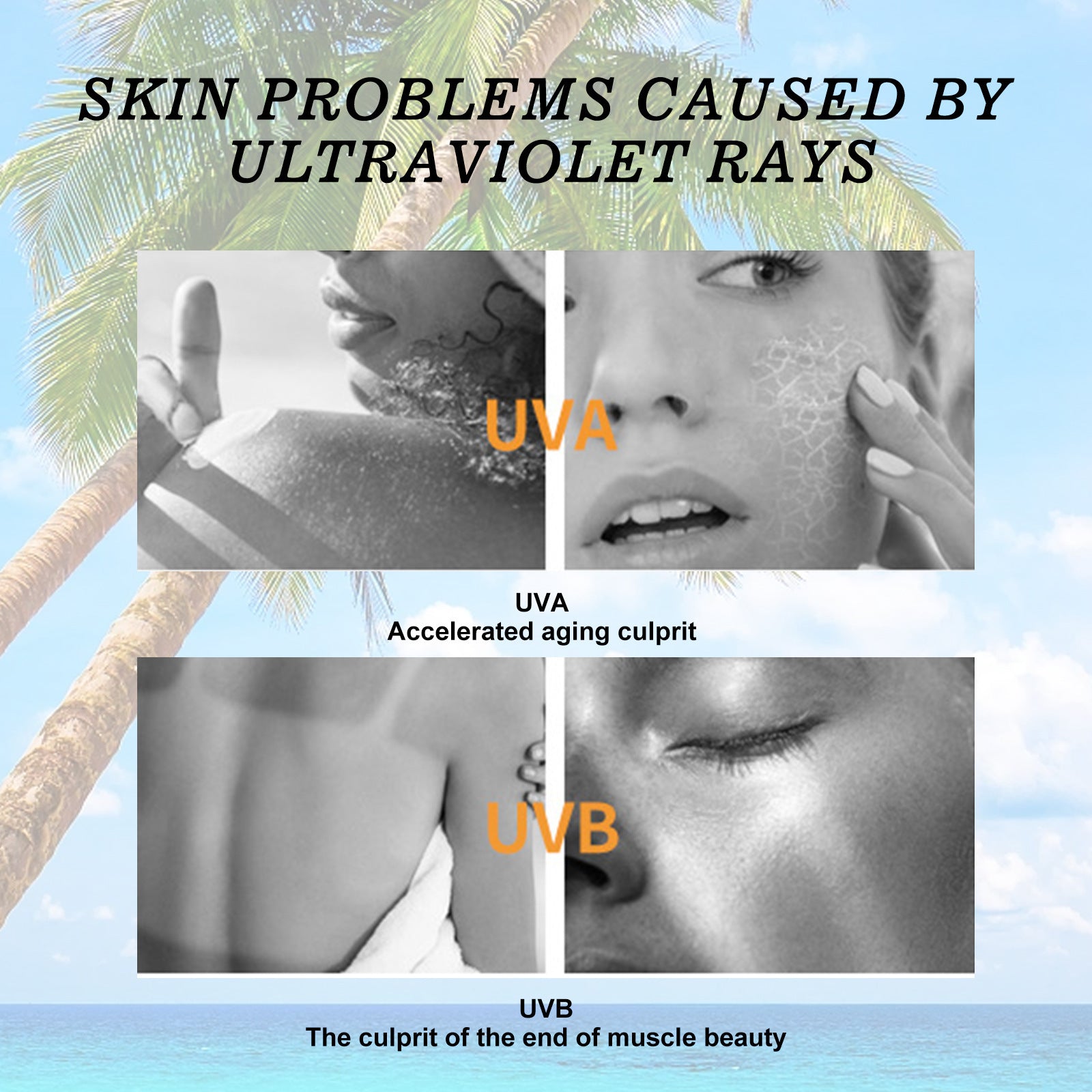 EELHOE Hyaluronic Acid Moisturizing Protective Gel Summer Outdoor Moisturizing Refreshing Not Oily Resist Ultraviolet Rays EELHOE COSMETICS