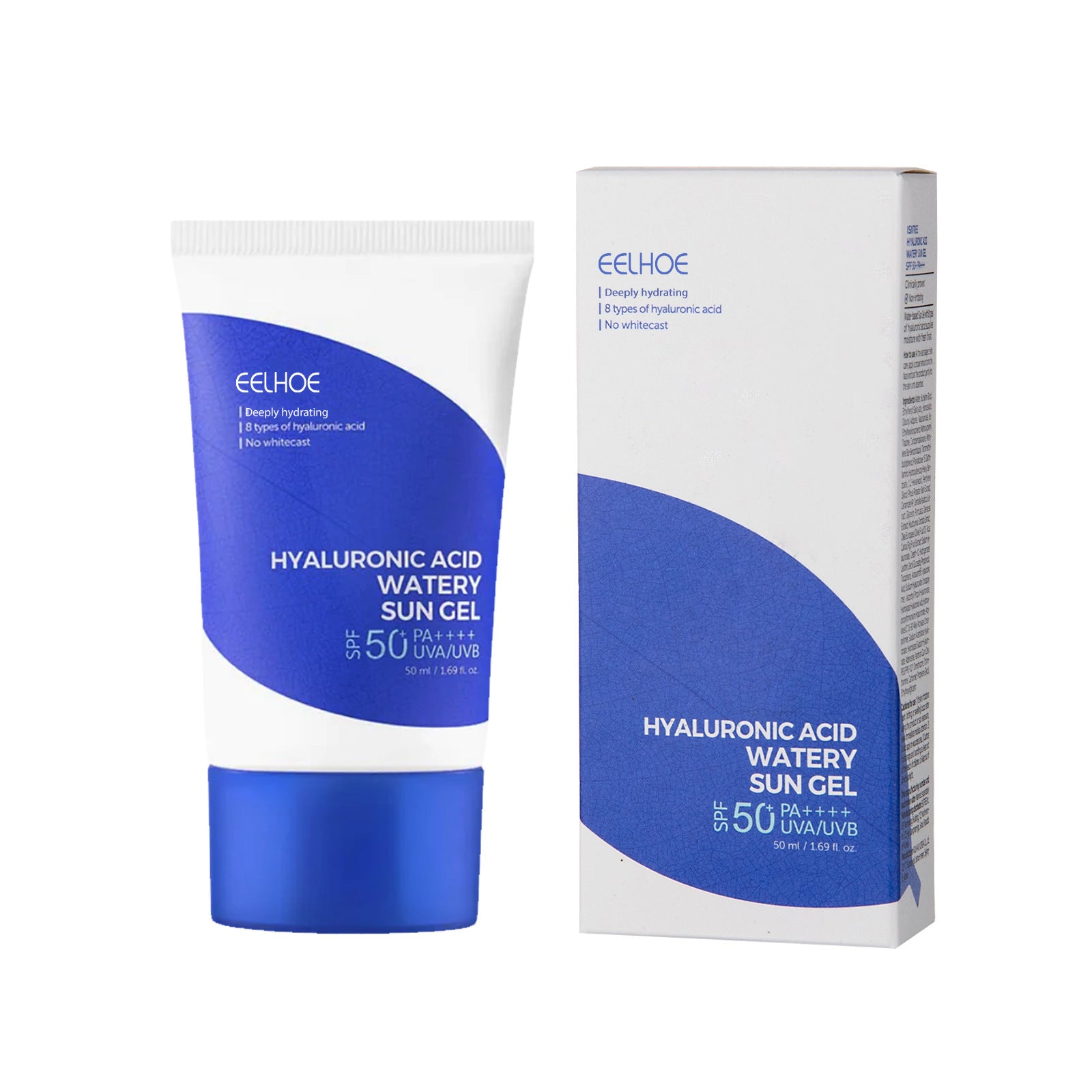 EELHOE Hyaluronic Acid Moisturizing Protective Gel Summer Outdoor Moisturizing Refreshing Not Oily Resist Ultraviolet Rays 50 Ml EELHOE COSMETICS