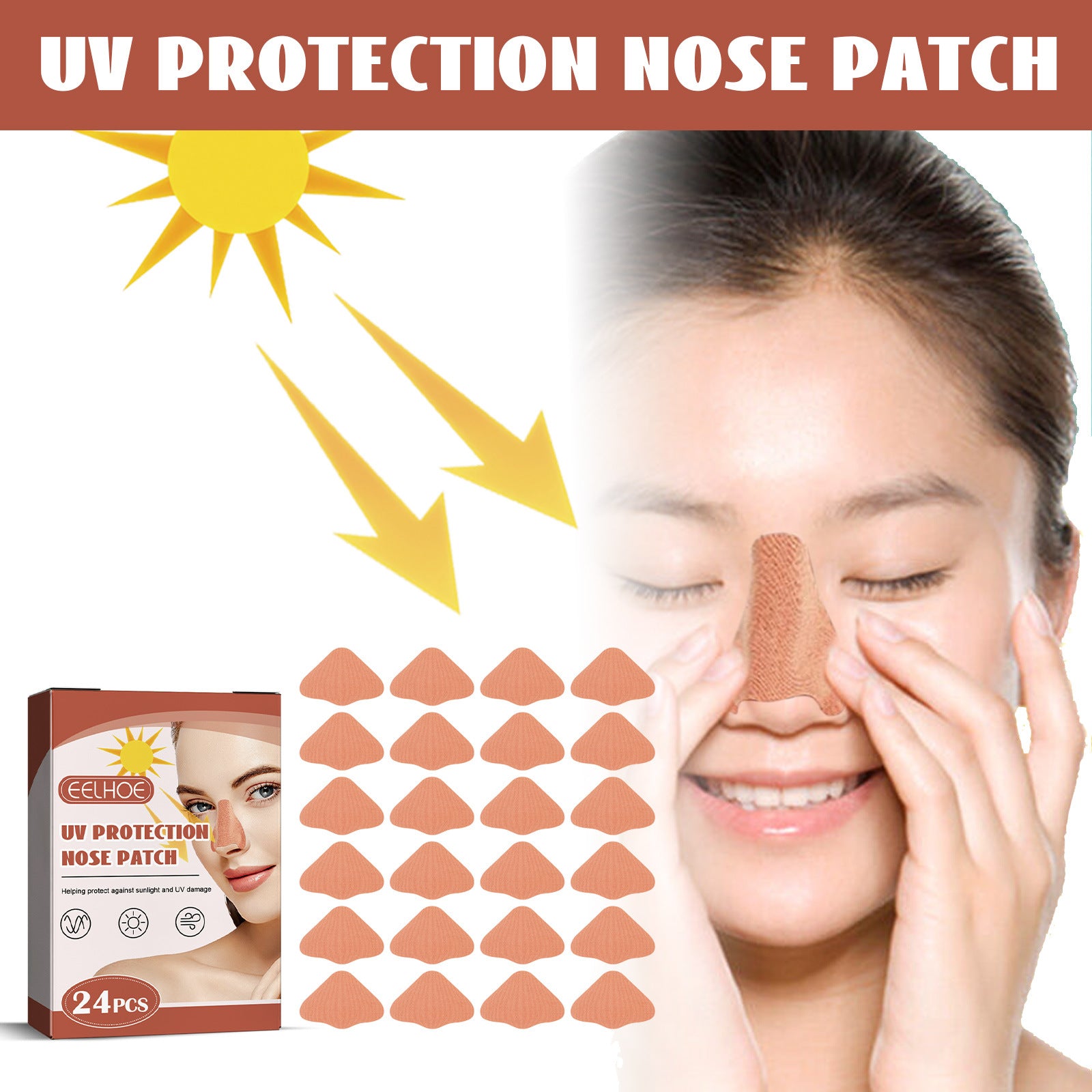 EELHOE Outdoor Protection Nasal Sticker Summer Outdoor Breathable EELHOE COSMETICS