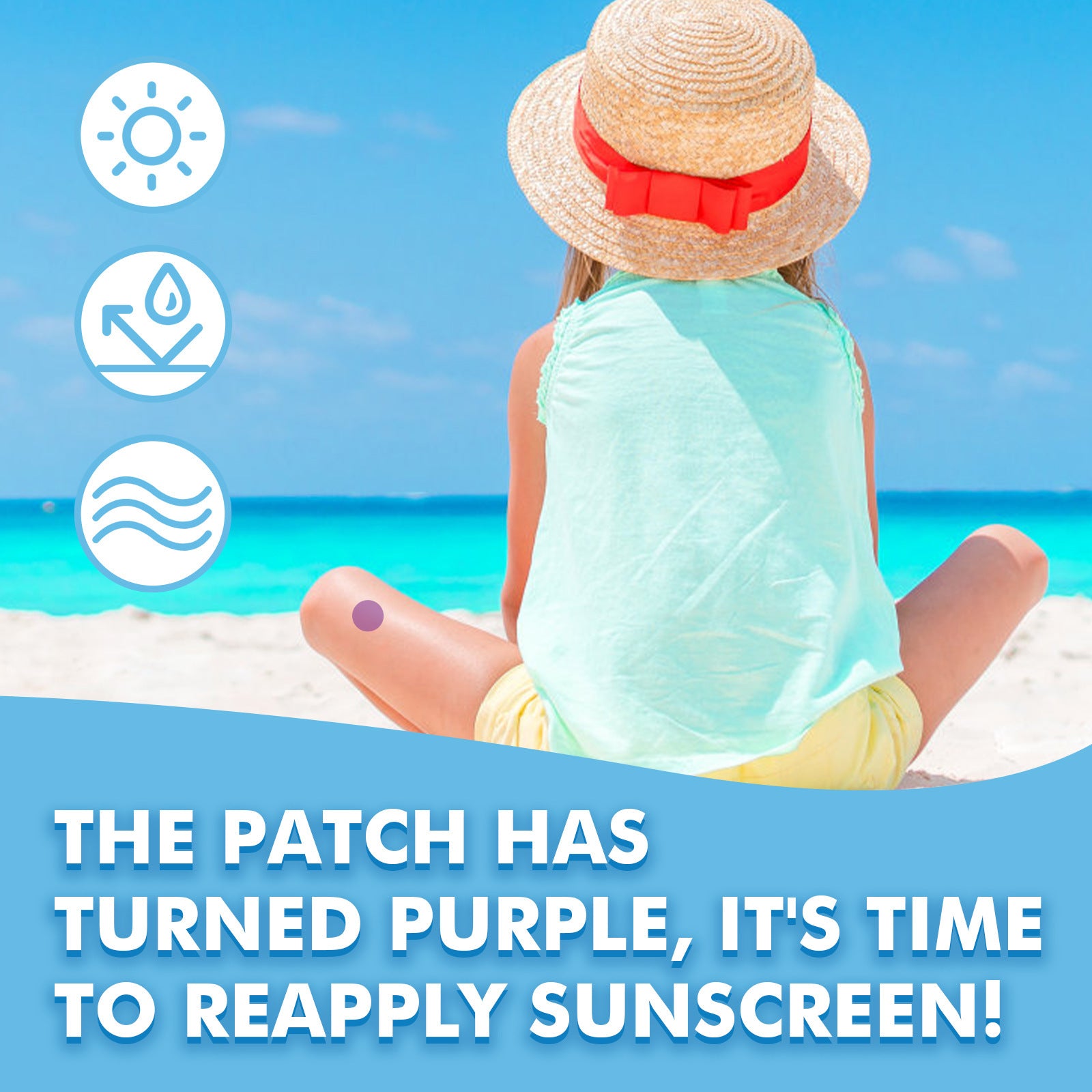 Eelhoe Sunscreen Patch For Face UV Dots Sun Stickers UV Patch Adhesive Sunblock Face Patch Waterproof Self Garden Picnic Hiking Beach EELHOE COSMETICS