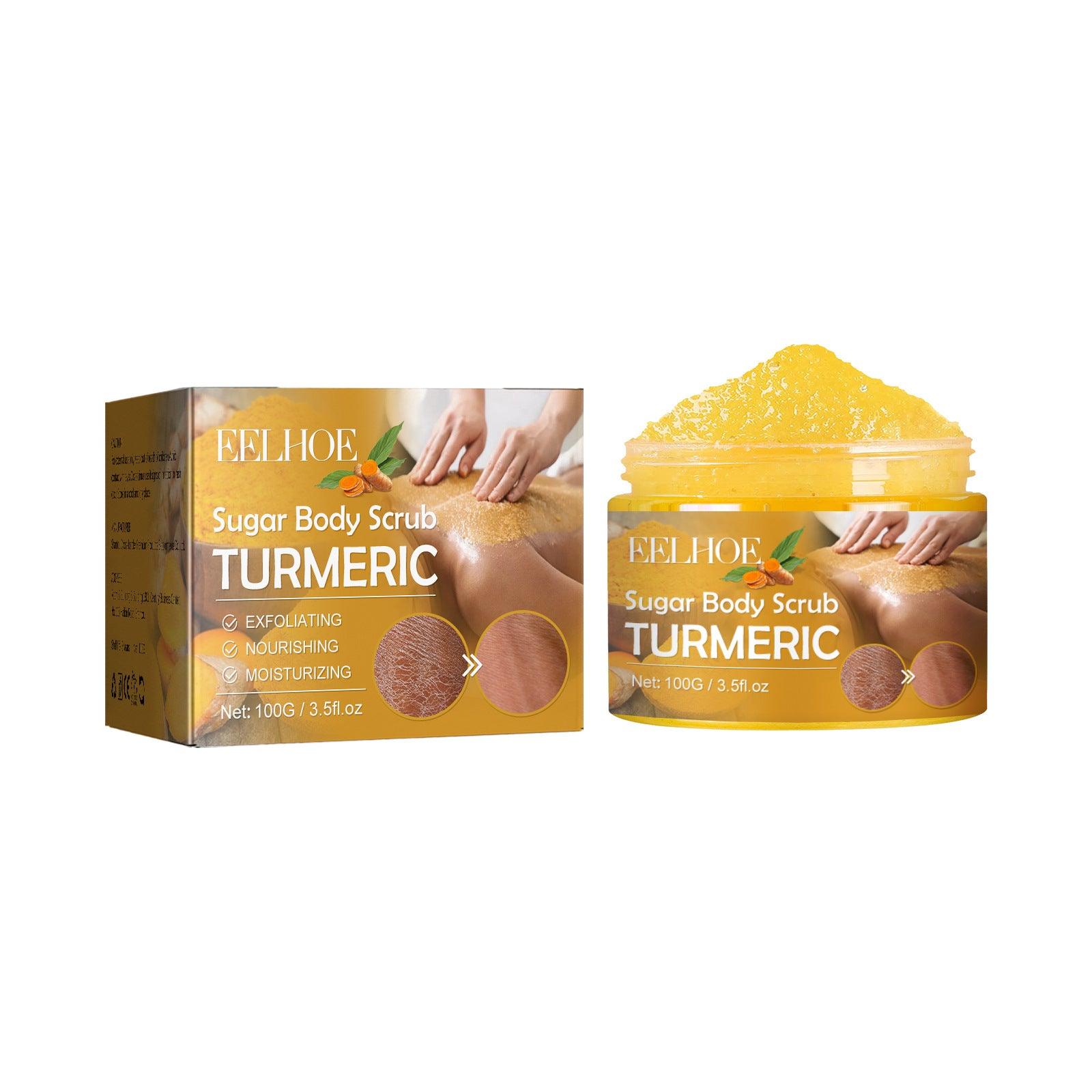 EELHOE Turmeric Body Scrub Rejuvenation Cleansing Skin Body Scrub 100ml EELHOE COSMETICS