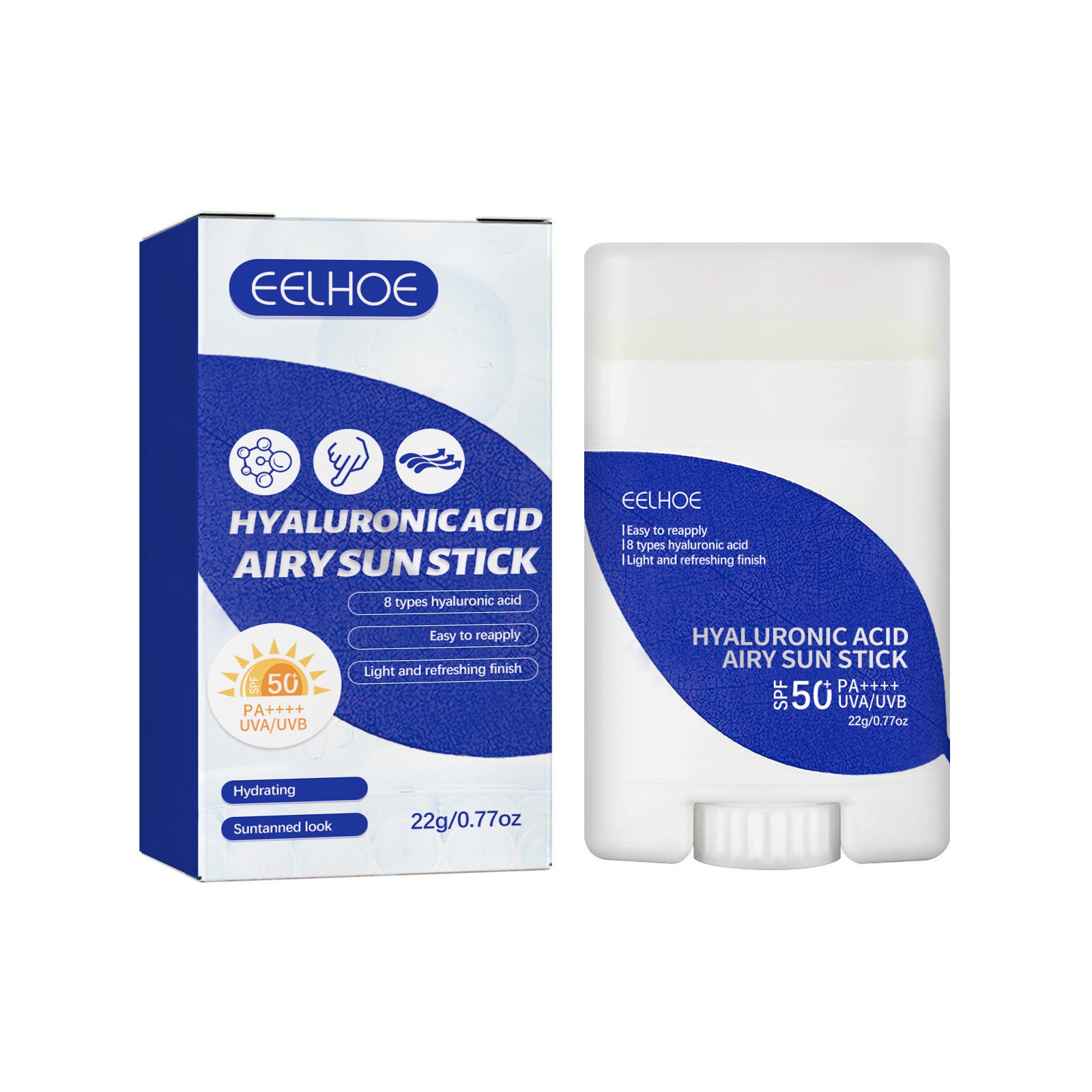 Eelhoe Waterproof SPF50 Hyaluronic Acid Sun Block Stick EELHOE COSMETICS