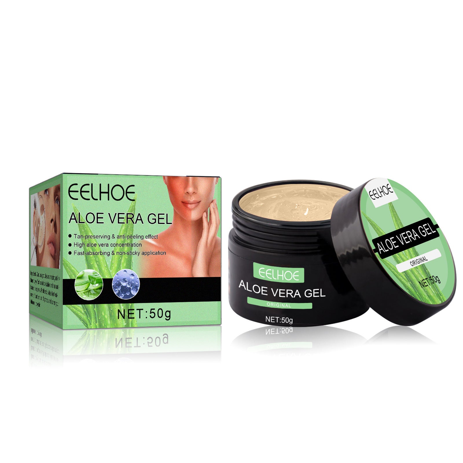EELHOE Wheat Complexion Body Tanning Moisturizing Aloe gel EELHOE COSMETICS