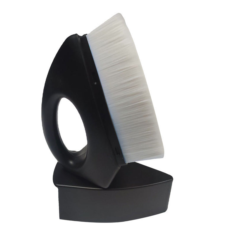 Iron Foundation Brush – Precision and Elegance for Flawless Makeup White hair EELHOE COSMETICS